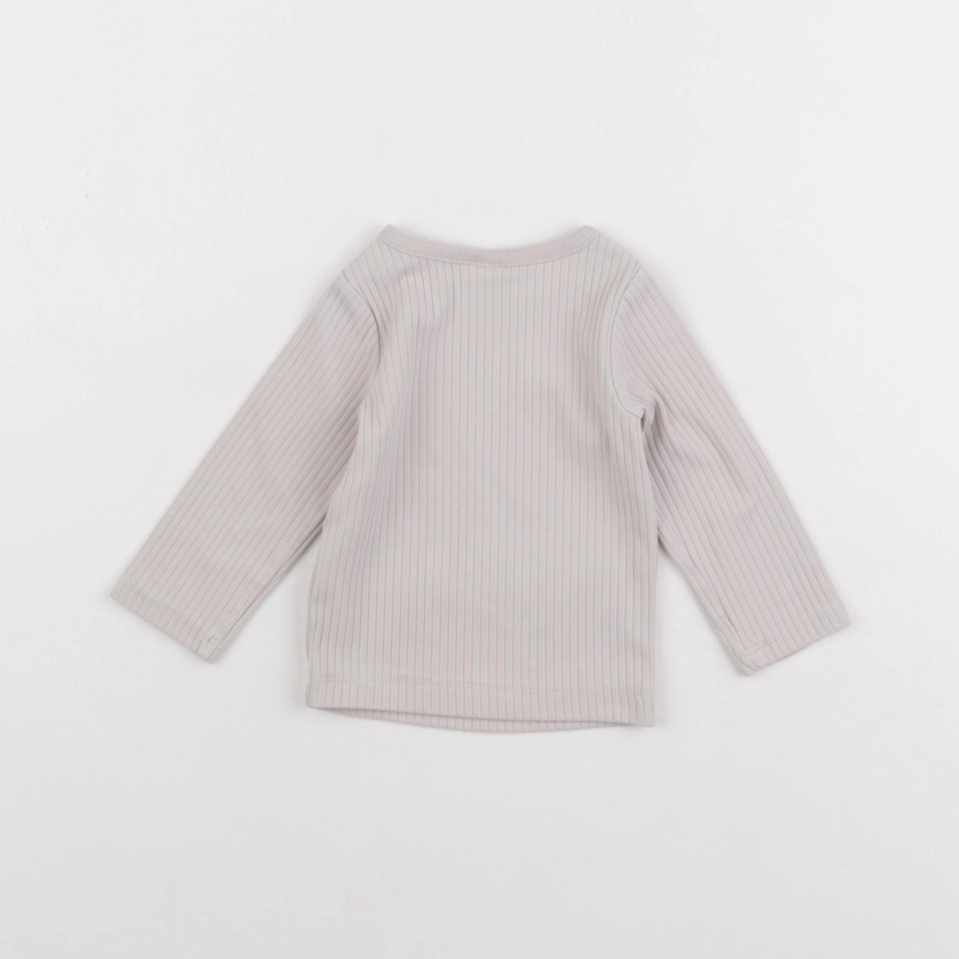 H&M - tee-shirt marron - 3 mois