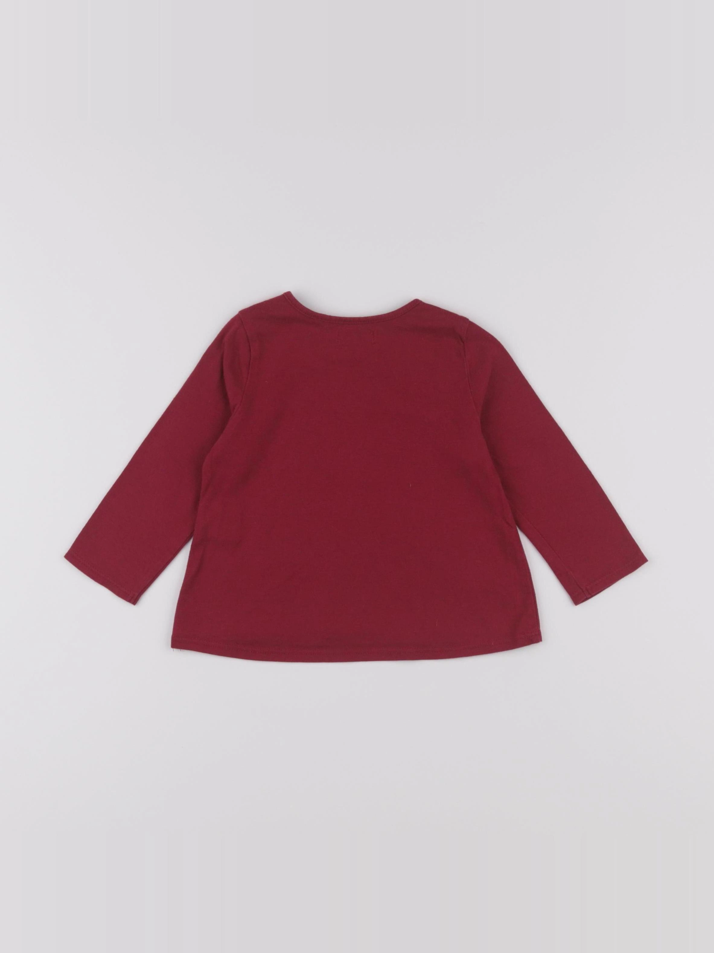 IKKS - tee-shirt rouge - 12 mois