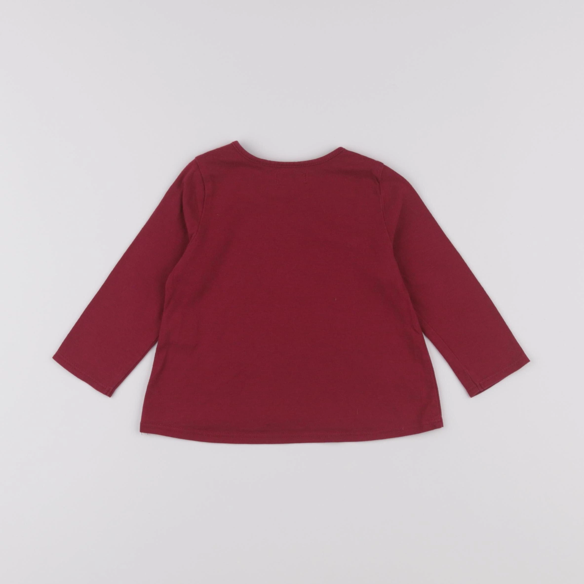 IKKS - tee-shirt rouge - 12 mois