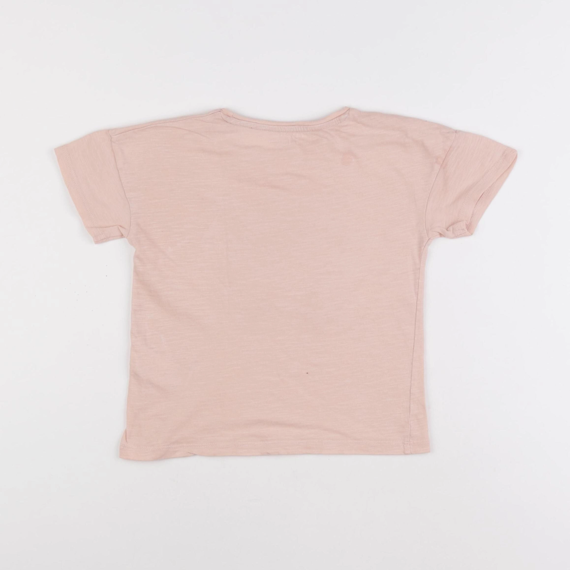 Vertbaudet - tee-shirt rose - 5 ans
