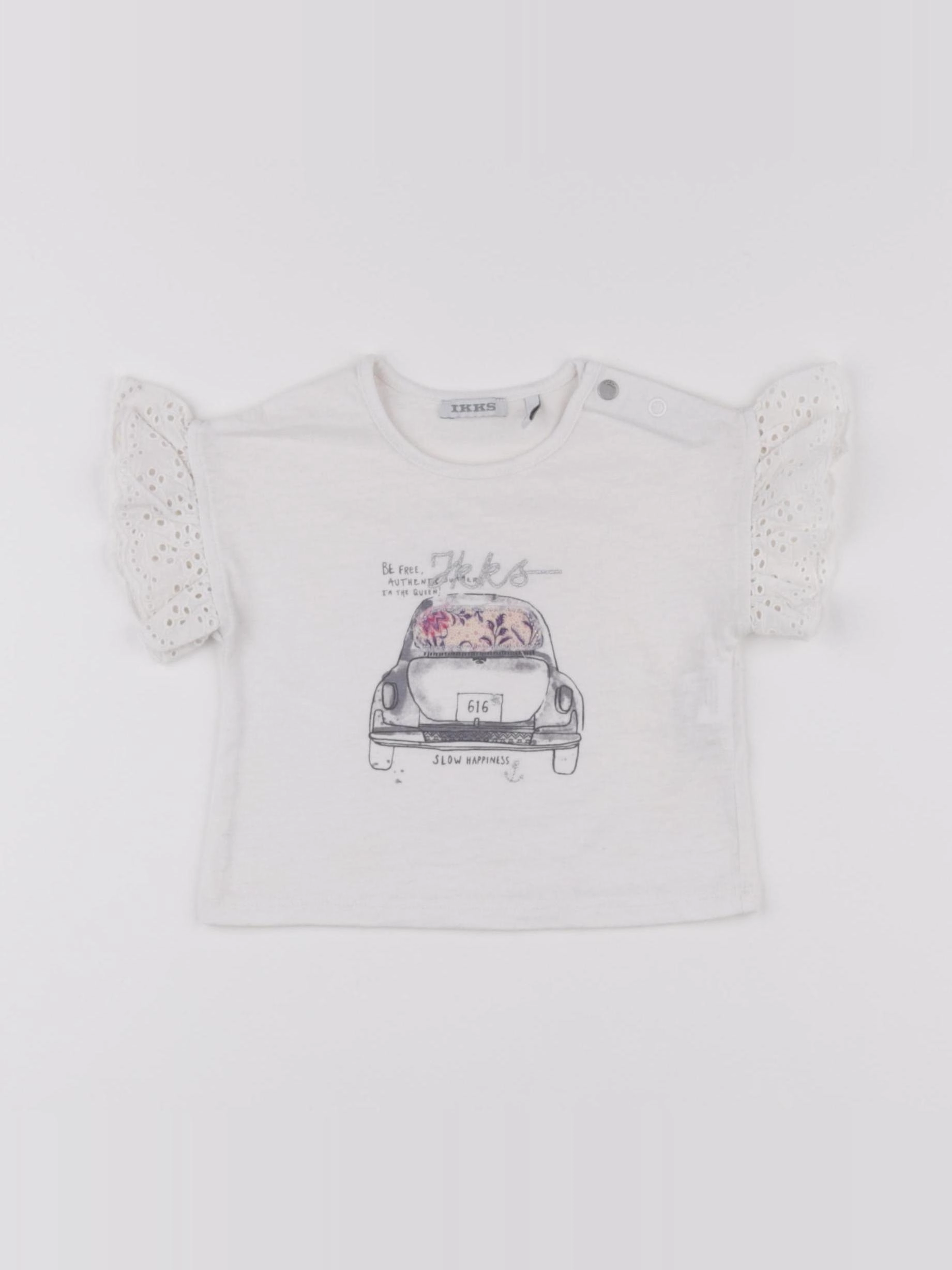 IKKS - tee-shirt multicolore - 6 mois