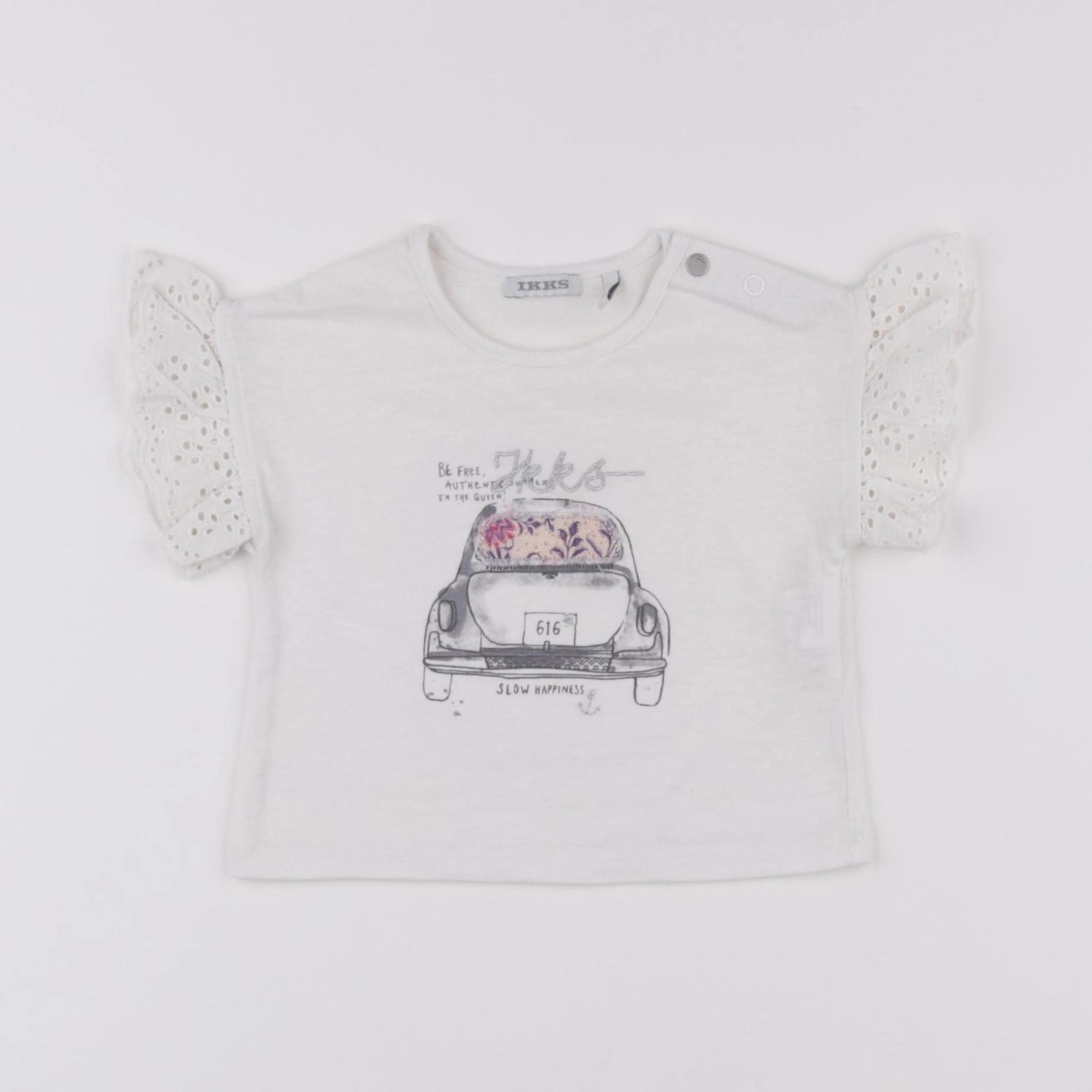 IKKS - tee-shirt multicolore - 6 mois