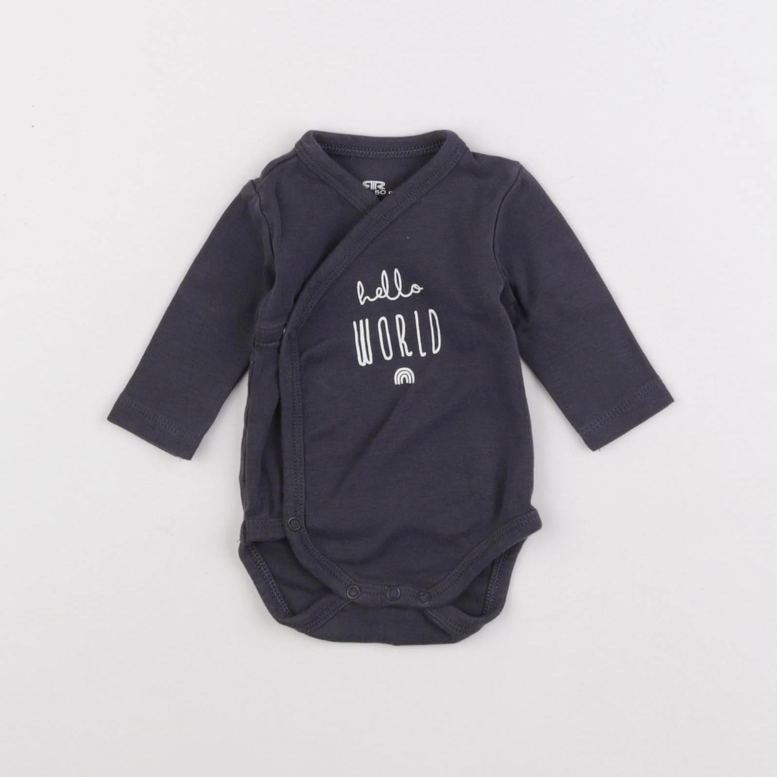 La Redoute - body gris - 0 mois