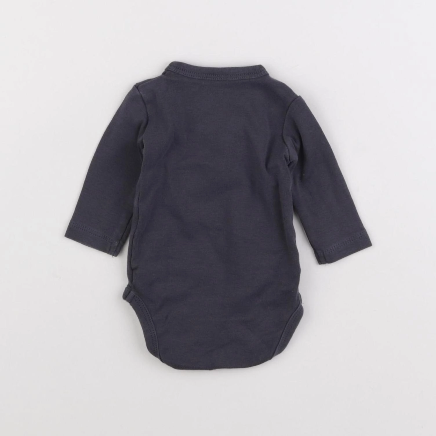 La Redoute - body gris - 0 mois