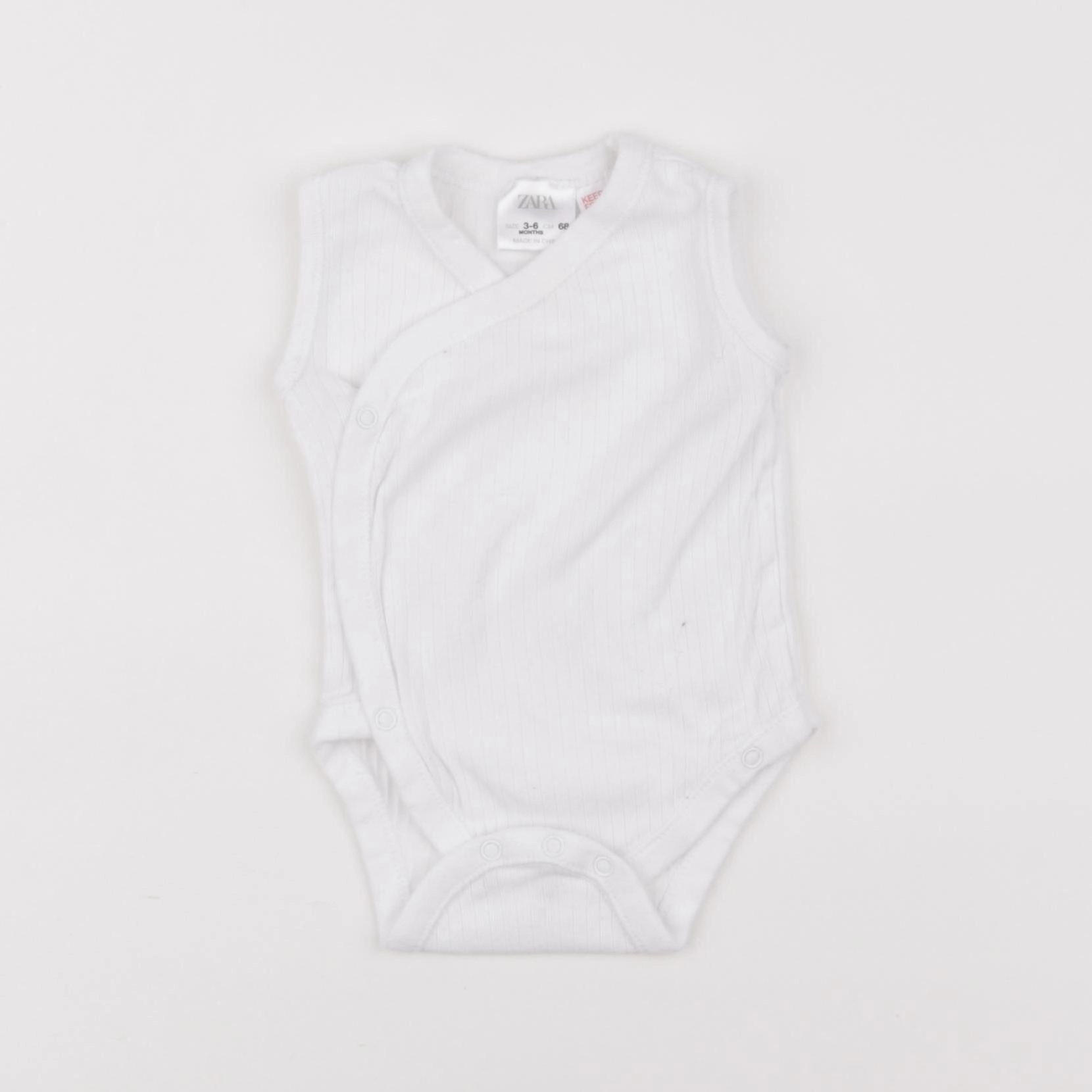 Zara - body blanc - 3/6 mois