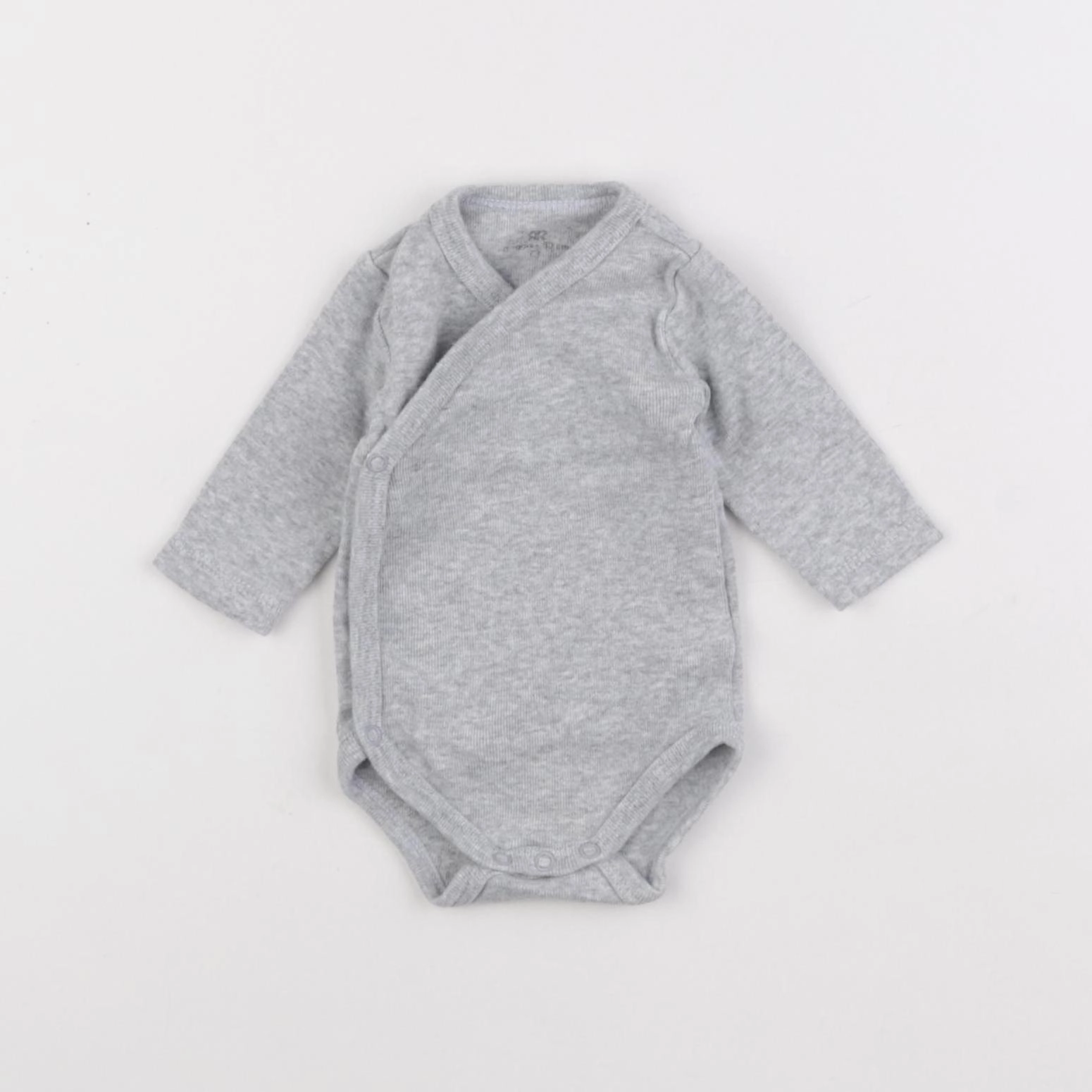 La Redoute - body gris - 0 mois