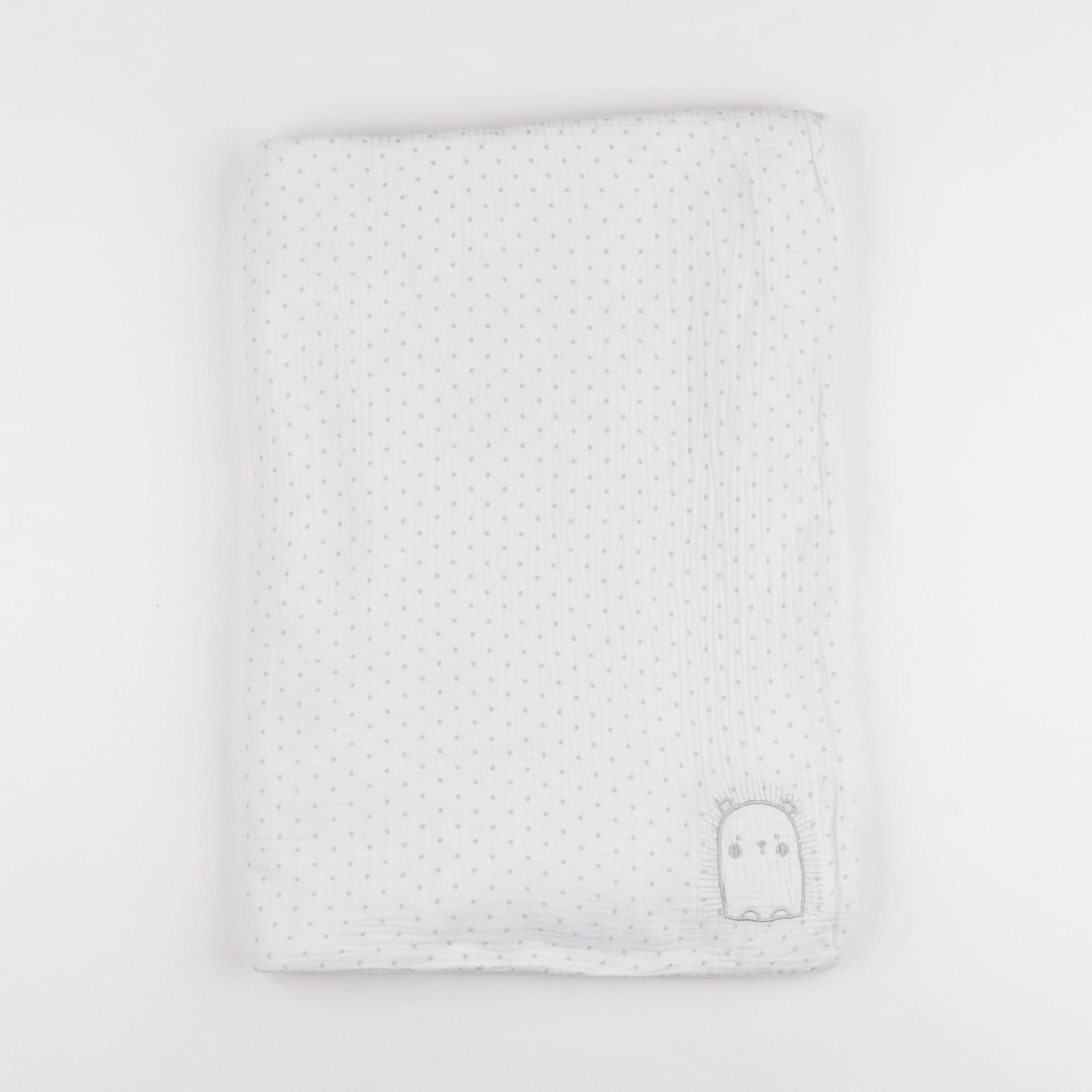 Vertbaudet - couverture blanc, gris - 