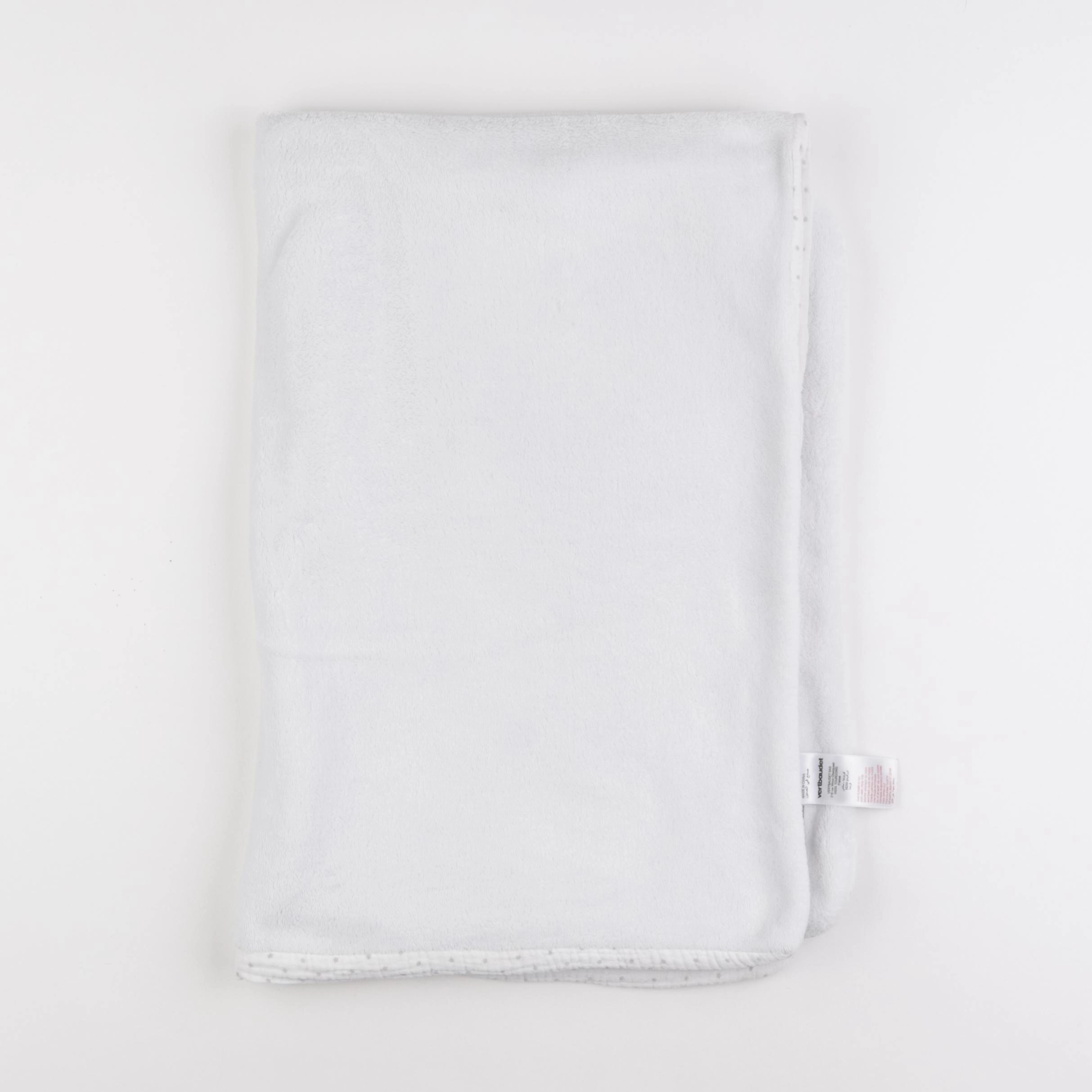 Vertbaudet - couverture blanc, gris - 