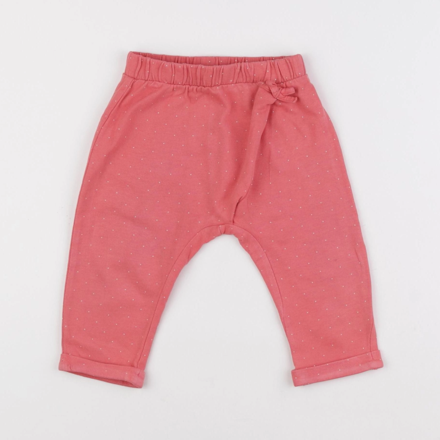 Vertbaudet - pantalon rose - 12 mois