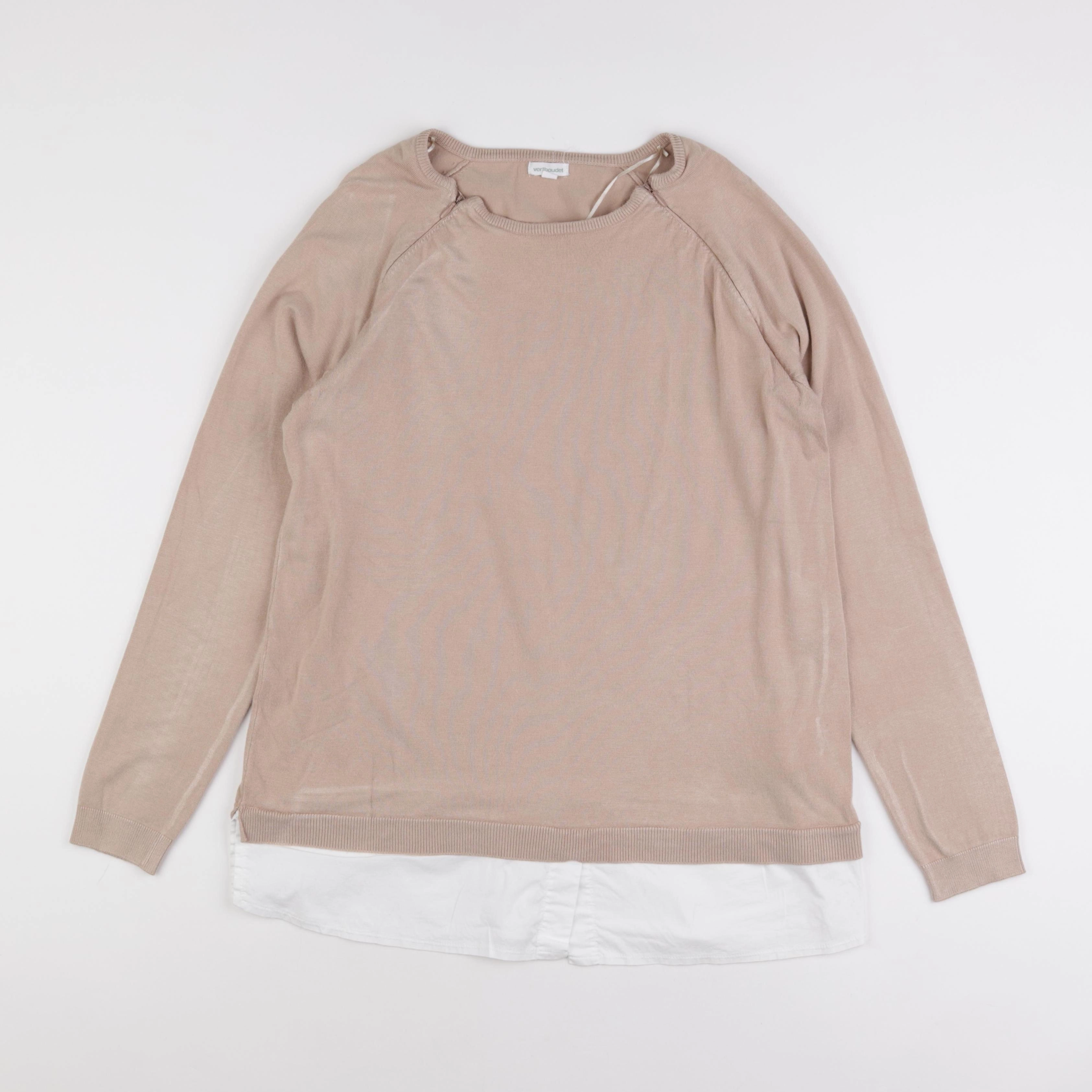 Vertbaudet - pull grossesse, allaitement beige - 42 à 44