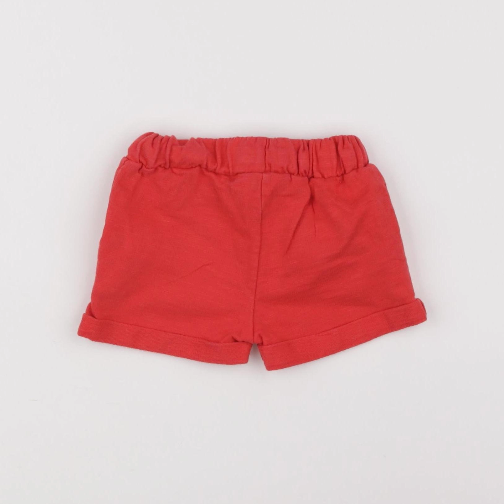 Boutchou - short rouge - 9 mois