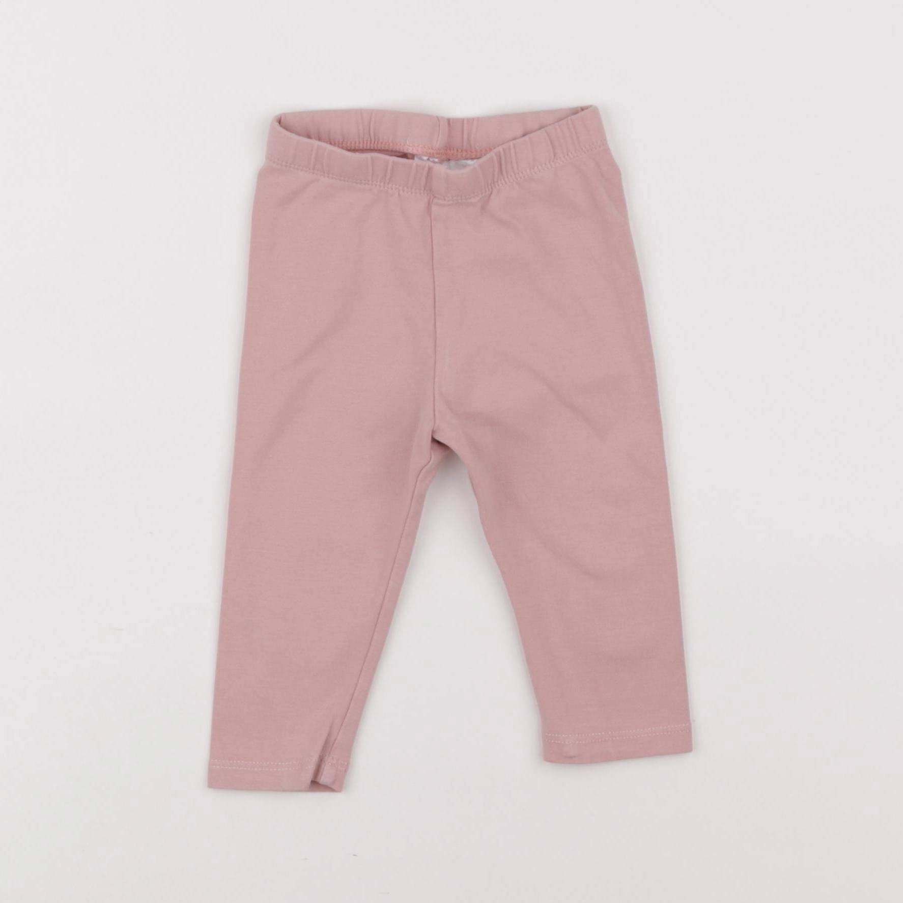 H&M - legging rose - 3/6 mois