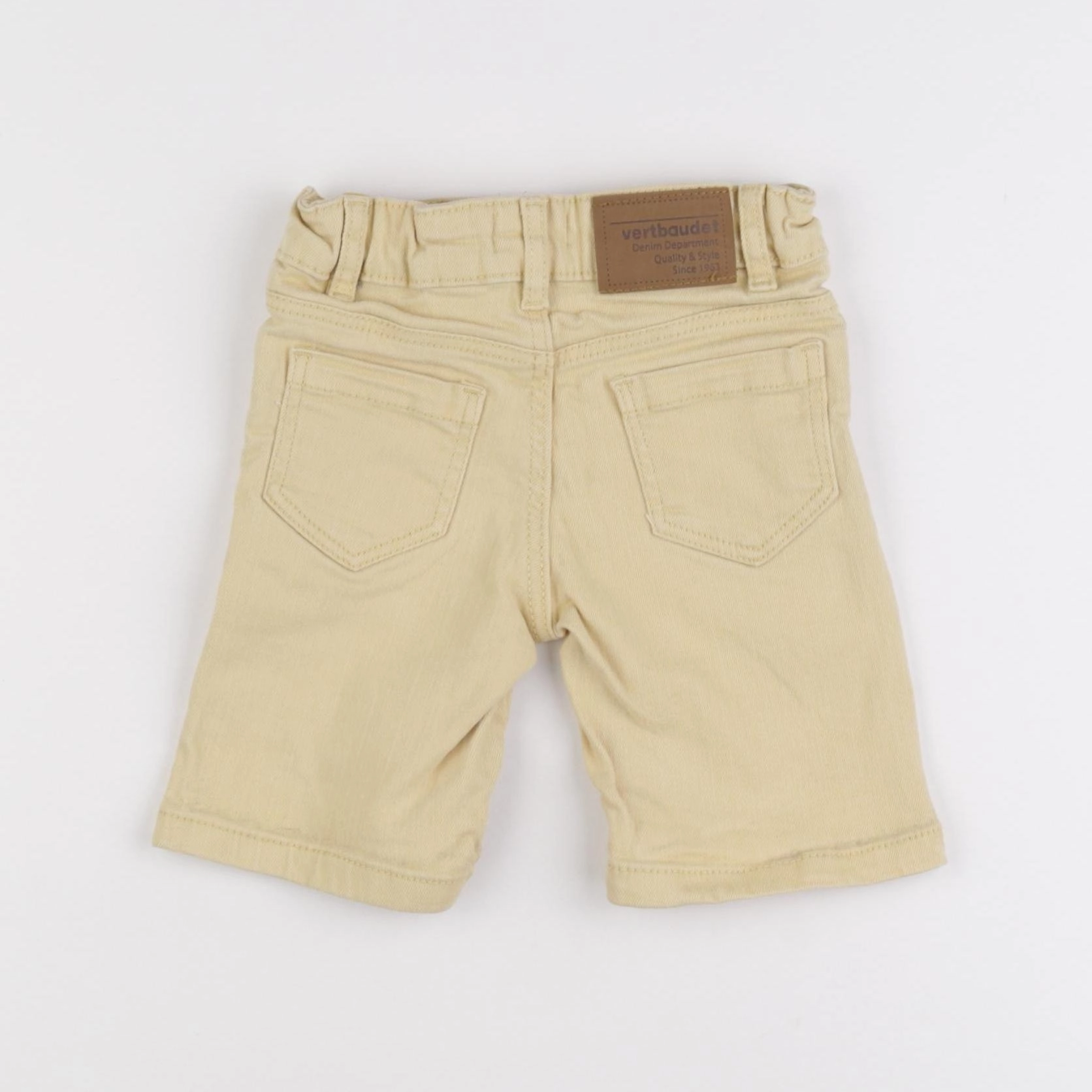Vertbaudet - short jaune - 2 ans