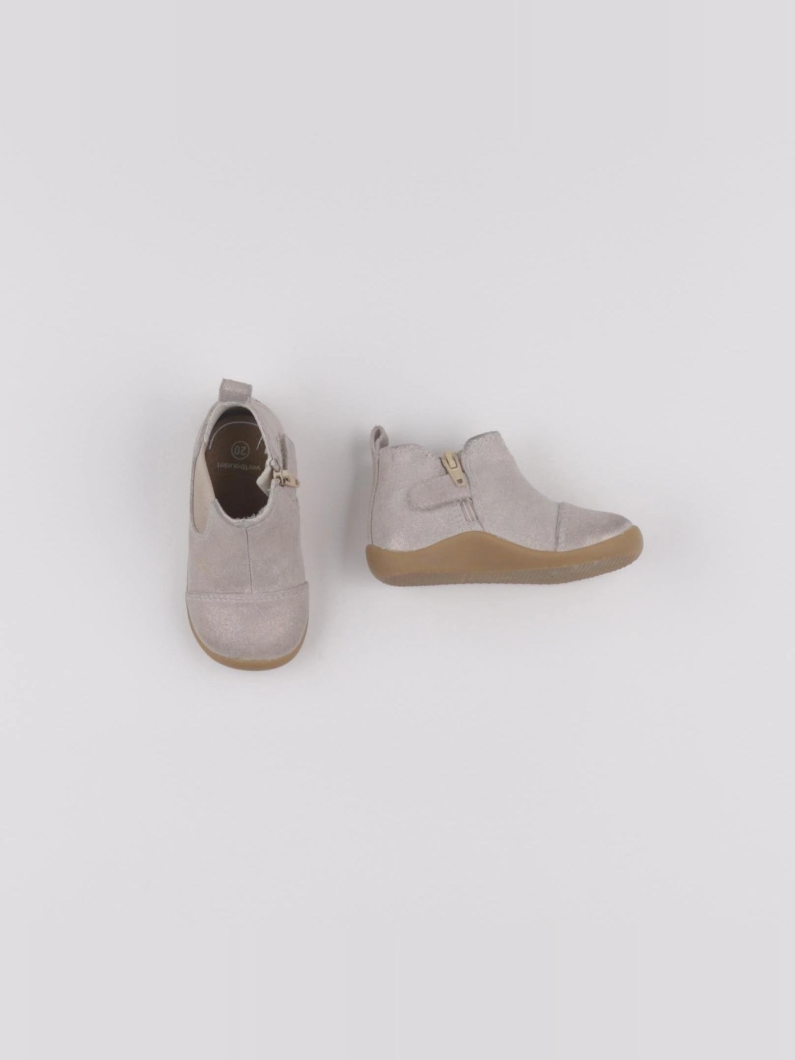 Vertbaudet - bottillons or - pointure 20