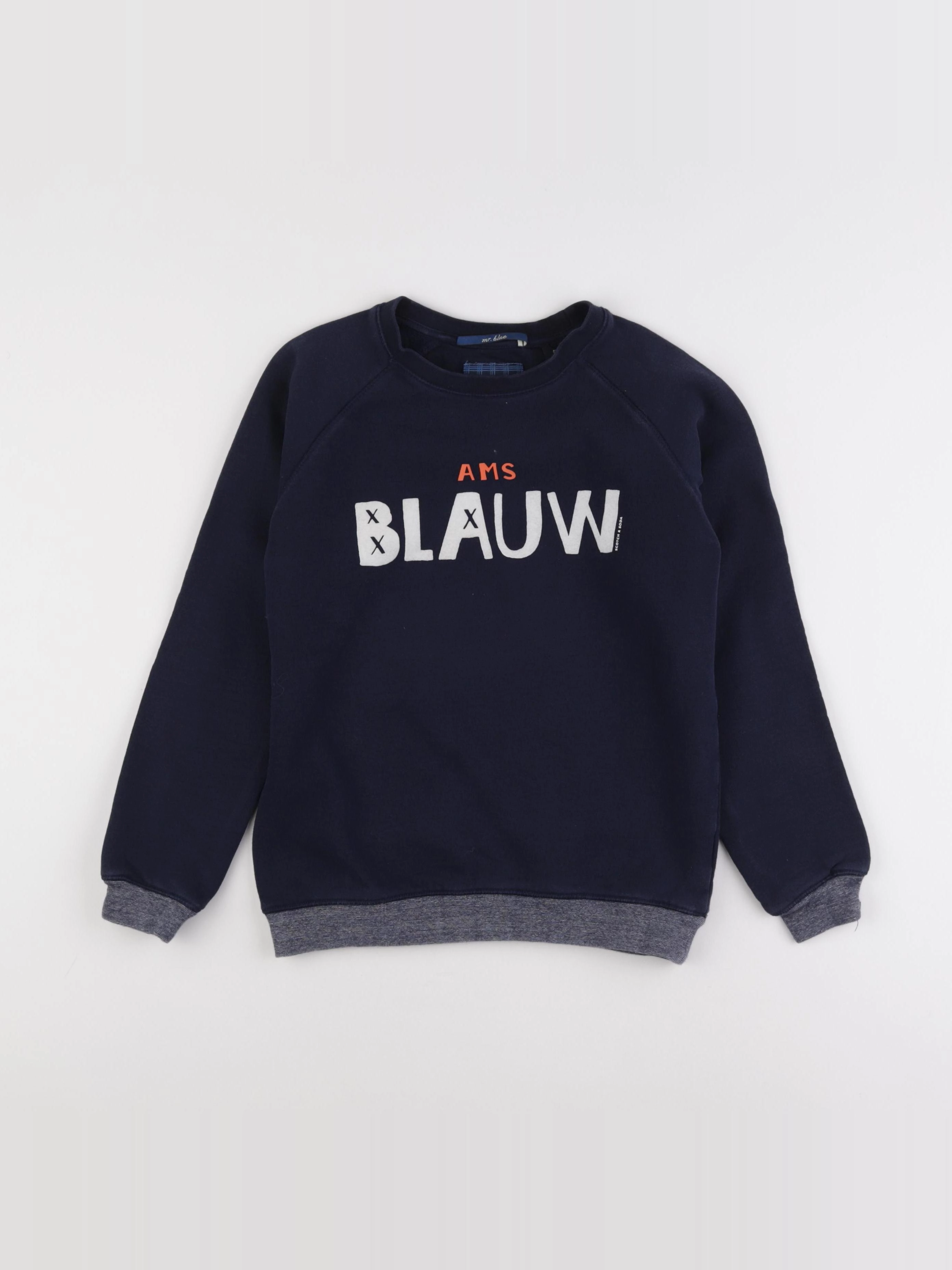Scotch & Soda - sweat bleu - 10 ans