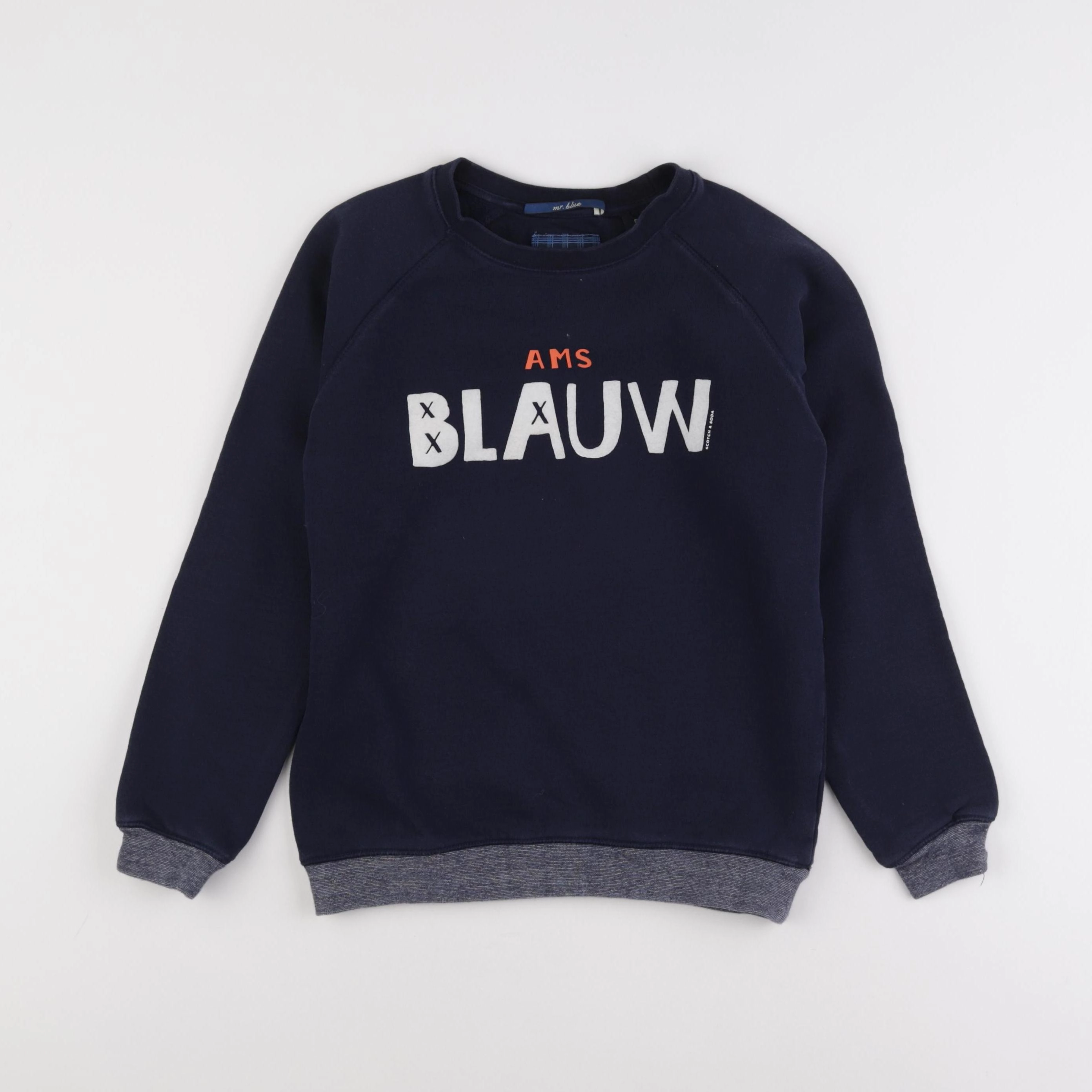 Scotch & Soda - sweat bleu - 10 ans