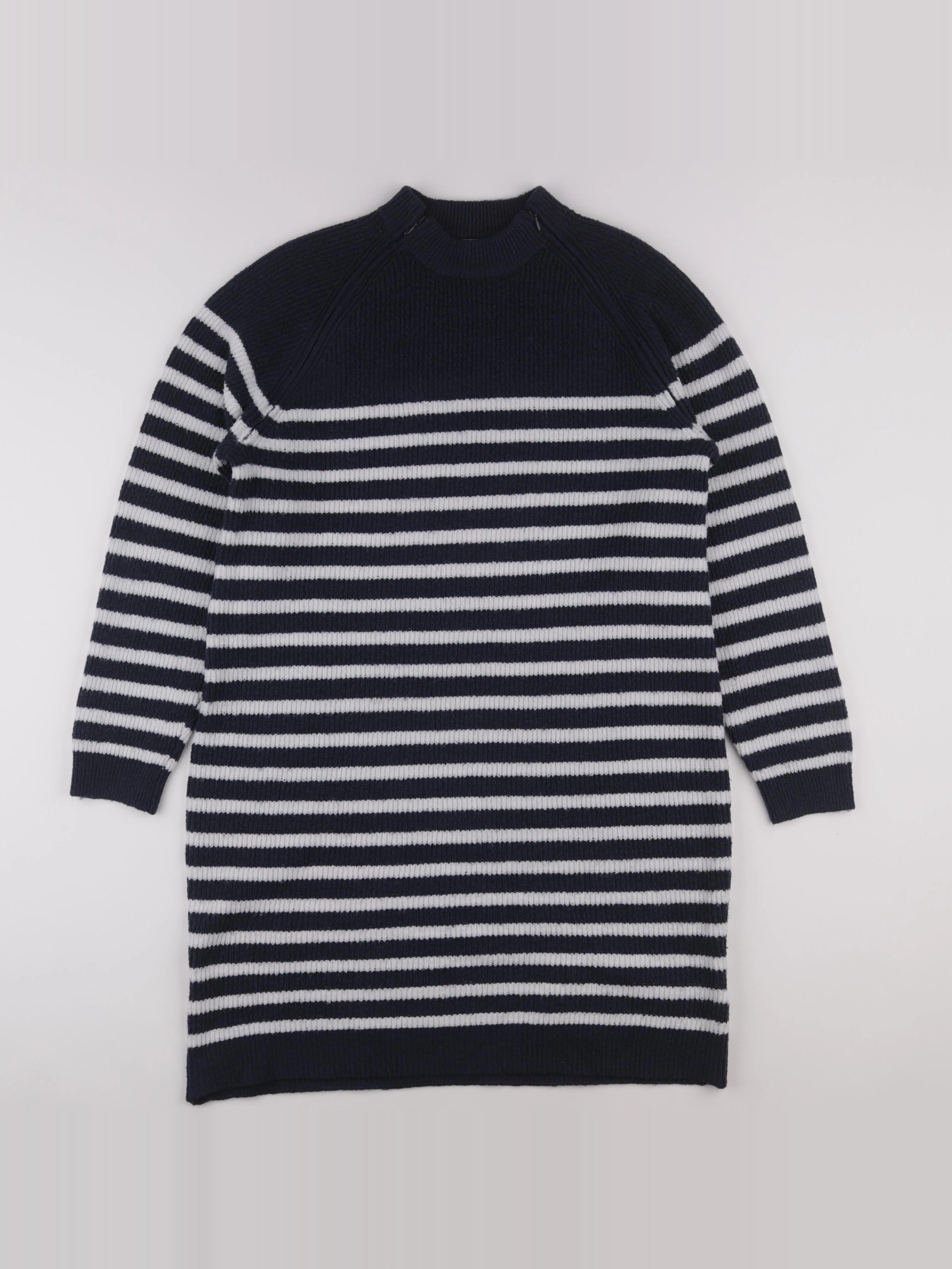 Vertbaudet - robe grossesse, allaitement blanc, bleu - 42 à 44