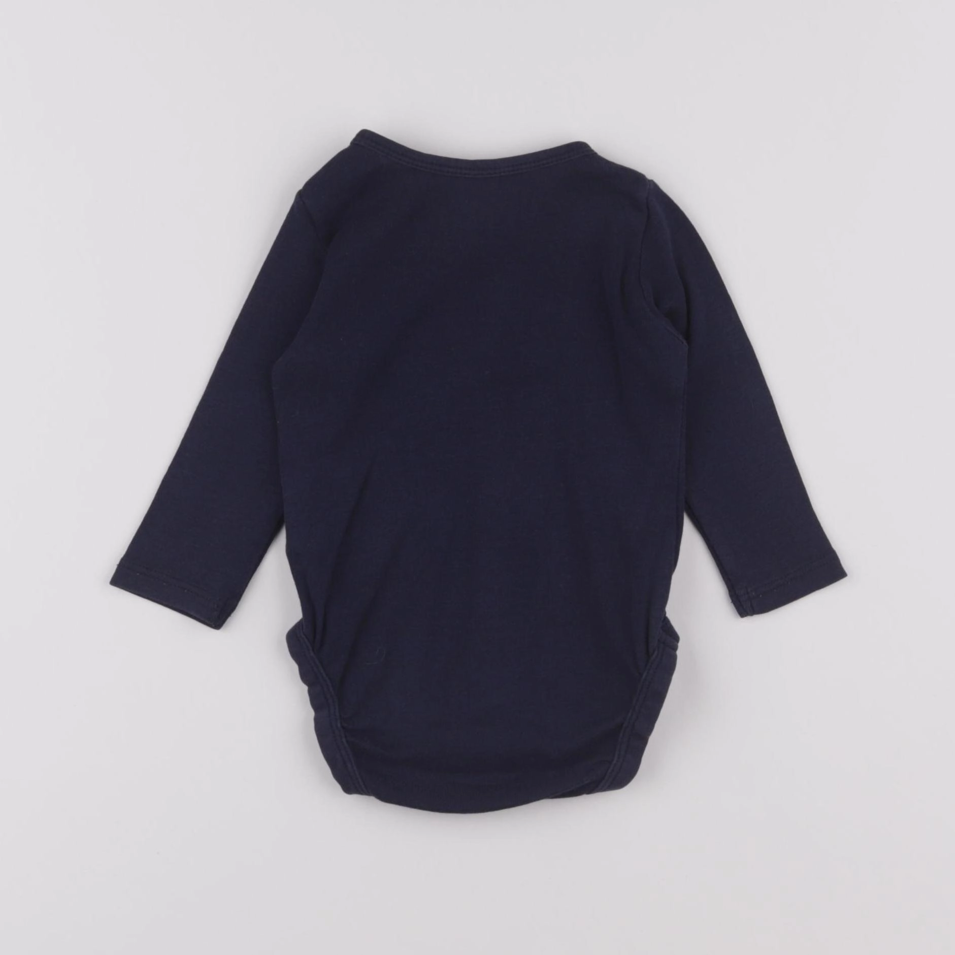 H&M - body bleu - 2/4 mois