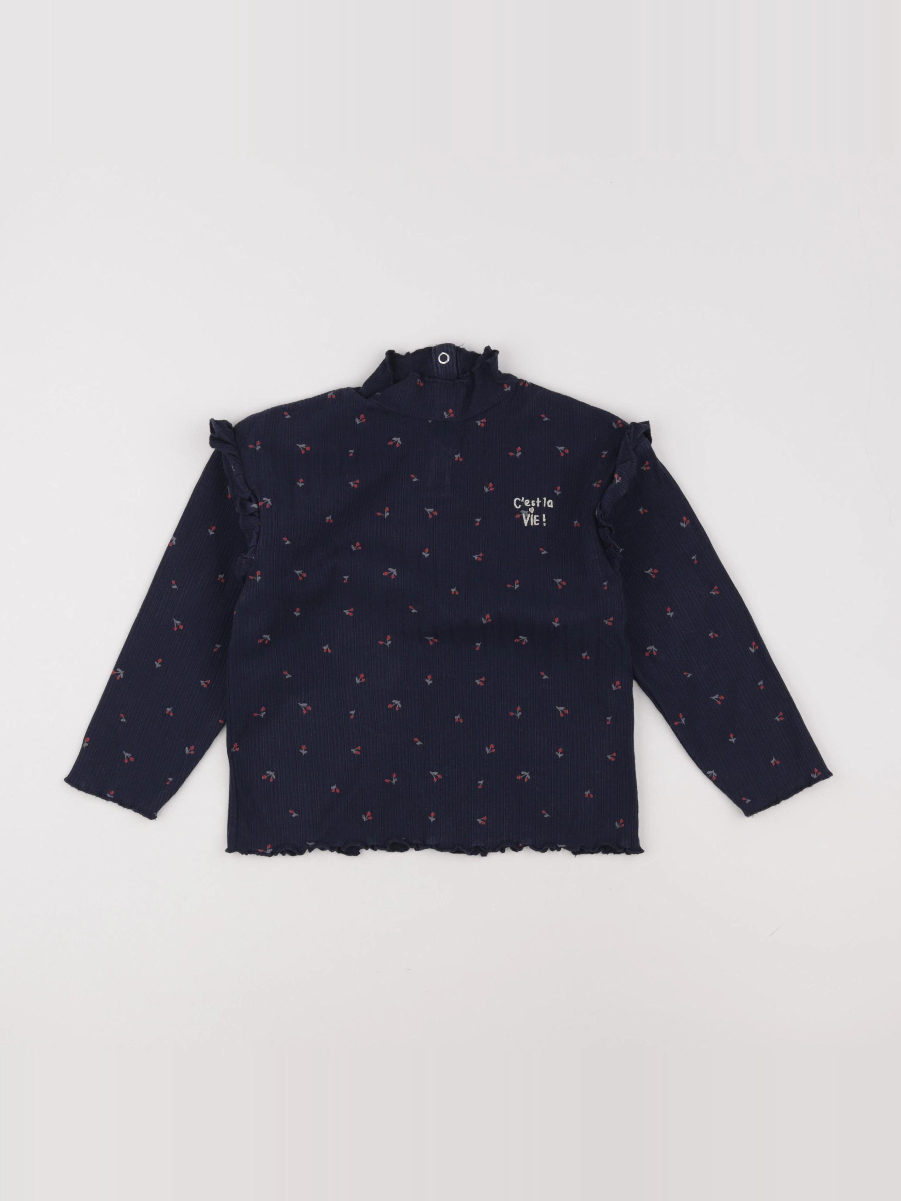 Vertbaudet - tee-shirt bleu - 6 ans
