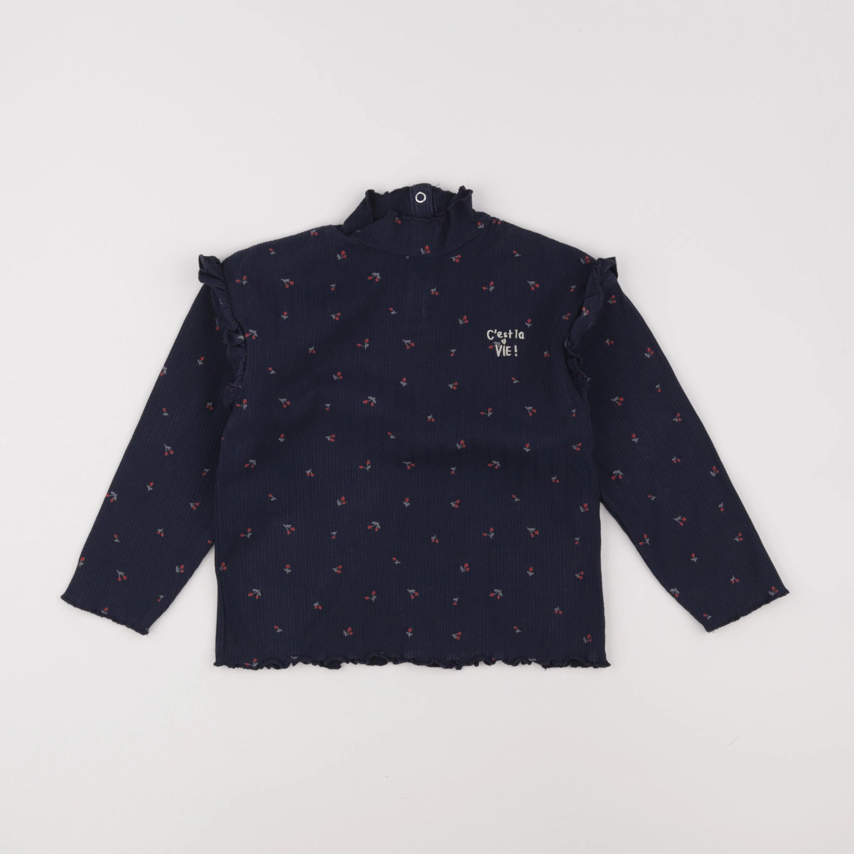 Vertbaudet - tee-shirt bleu - 6 ans