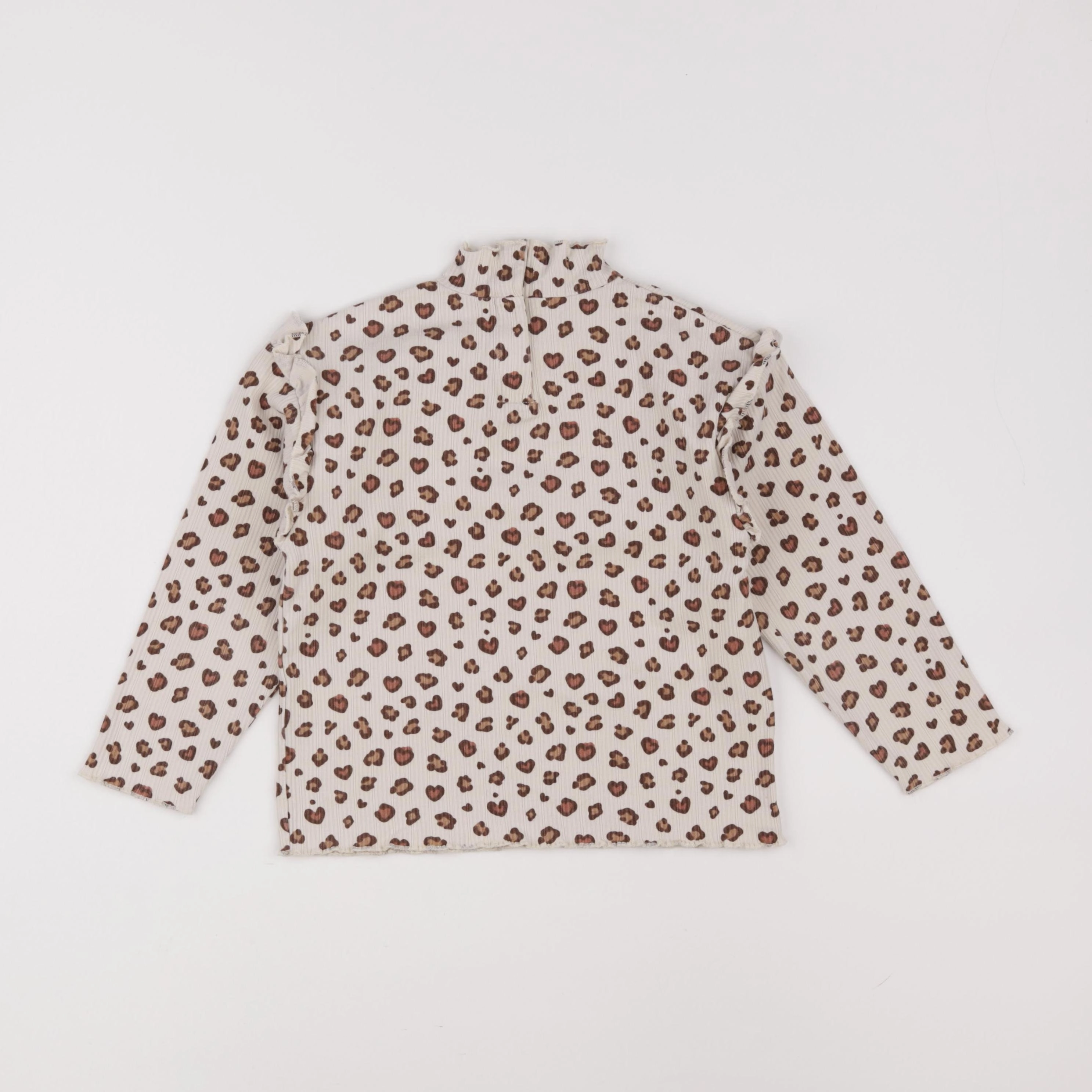 Vertbaudet - tee-shirt beige, marron - 6 ans