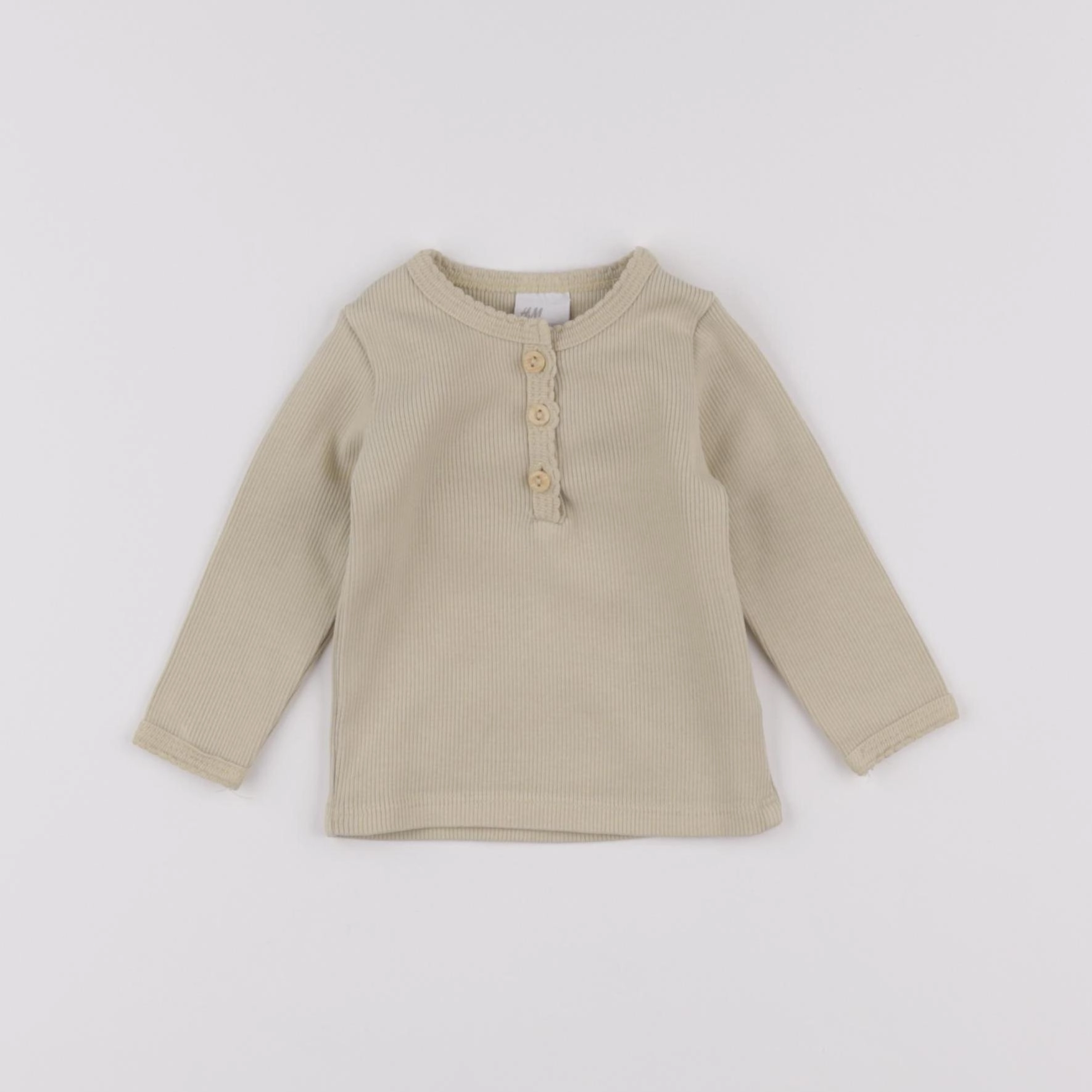 H&M - tee-shirt jaune - 1/3 mois