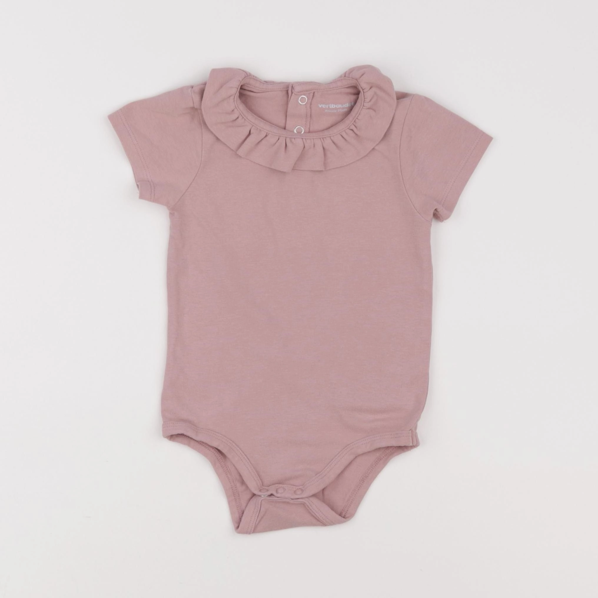 Vertbaudet - body rose - 9 mois