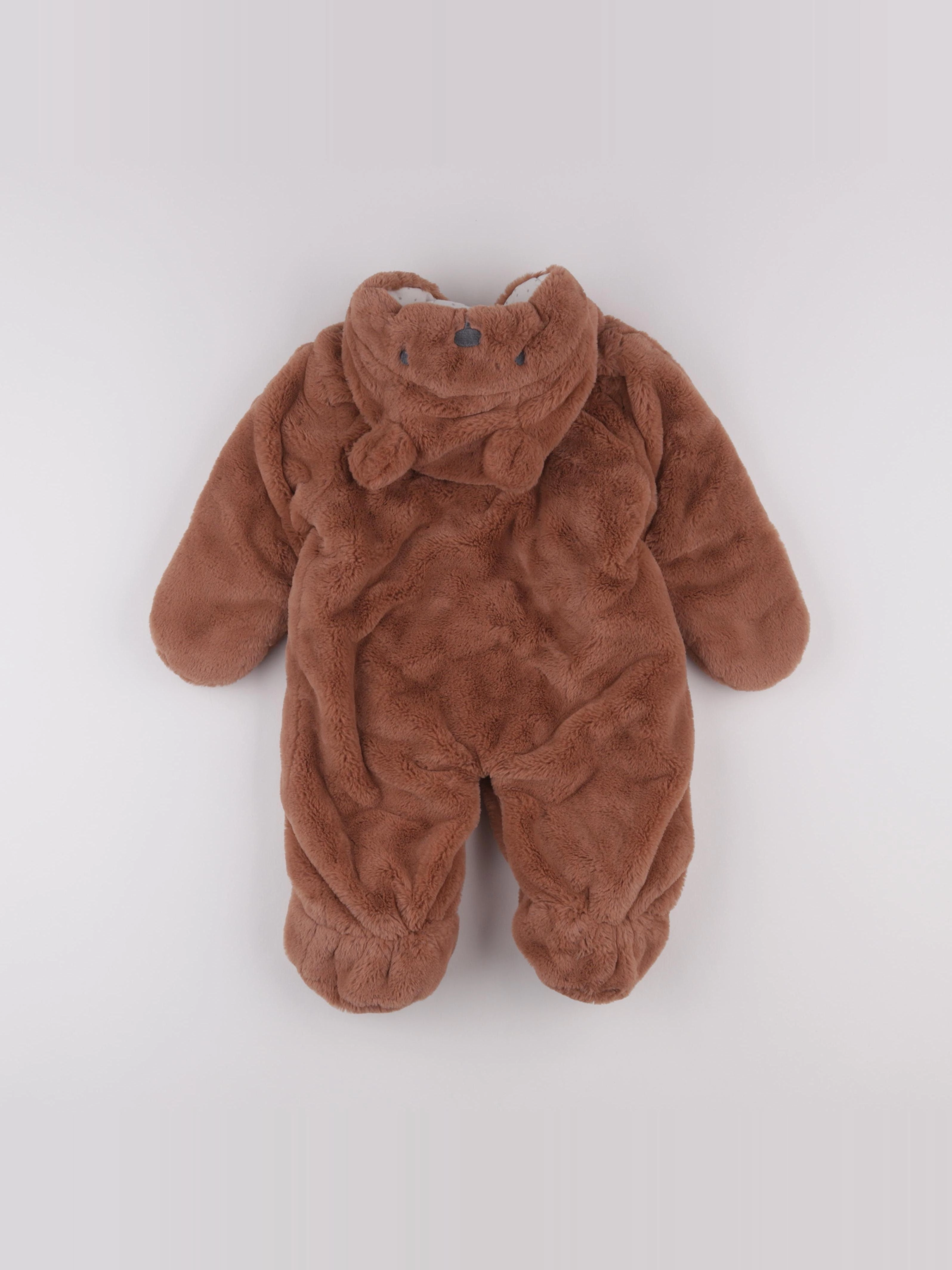 Vertbaudet - combi-pilote marron - 12 mois