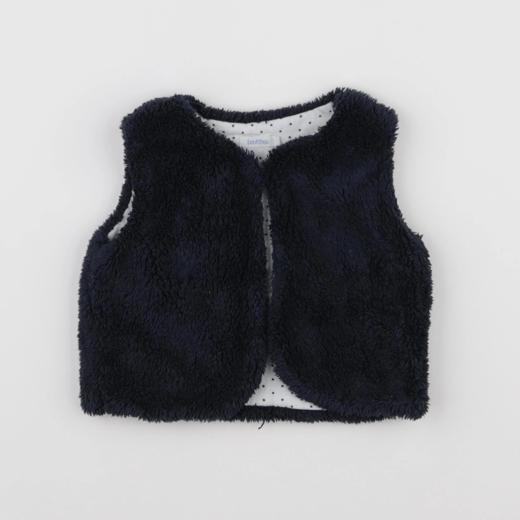 Boutchou - gilet bleu - 12 mois