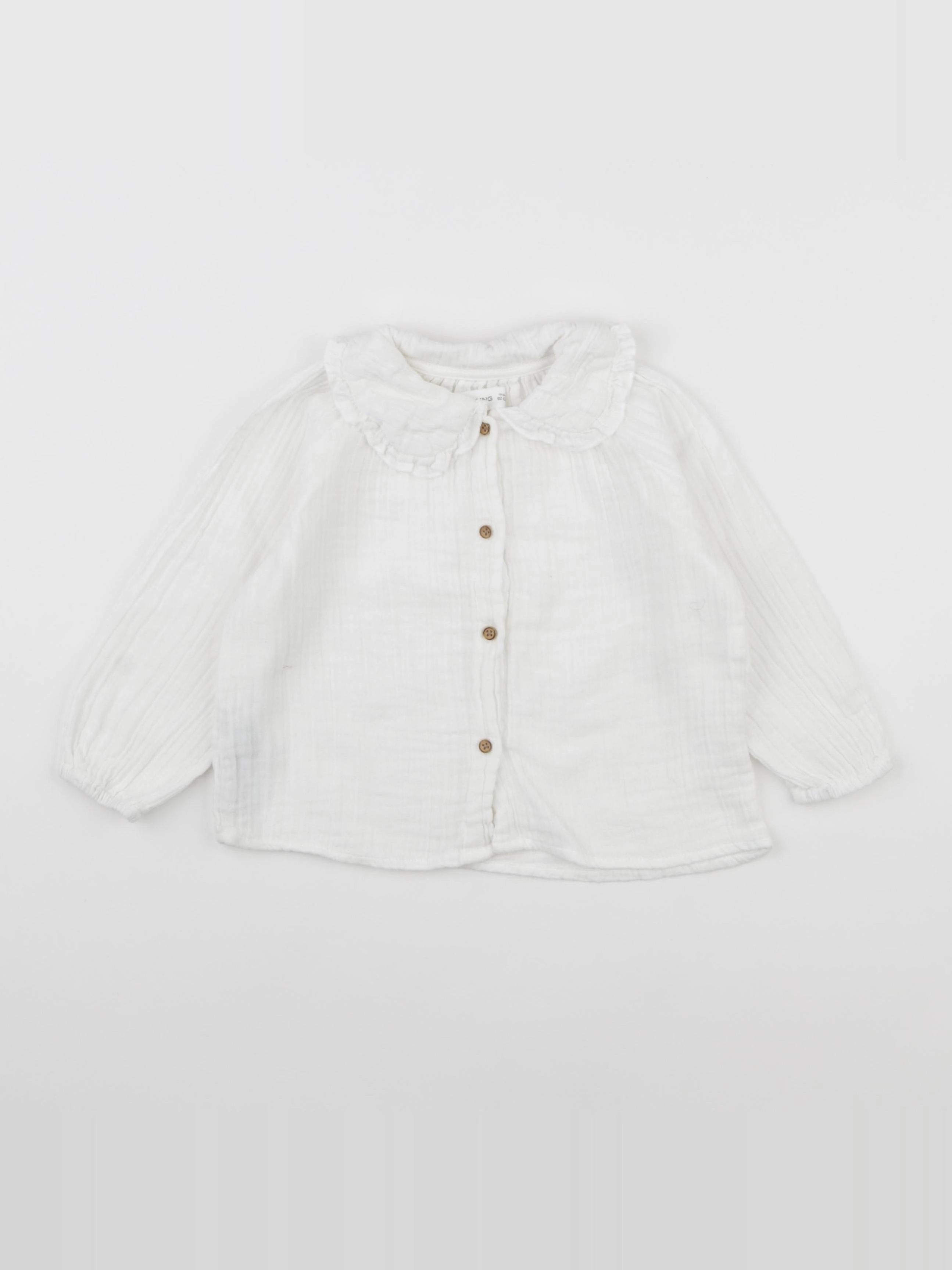 Mango - blouse blanc - 18/24 mois