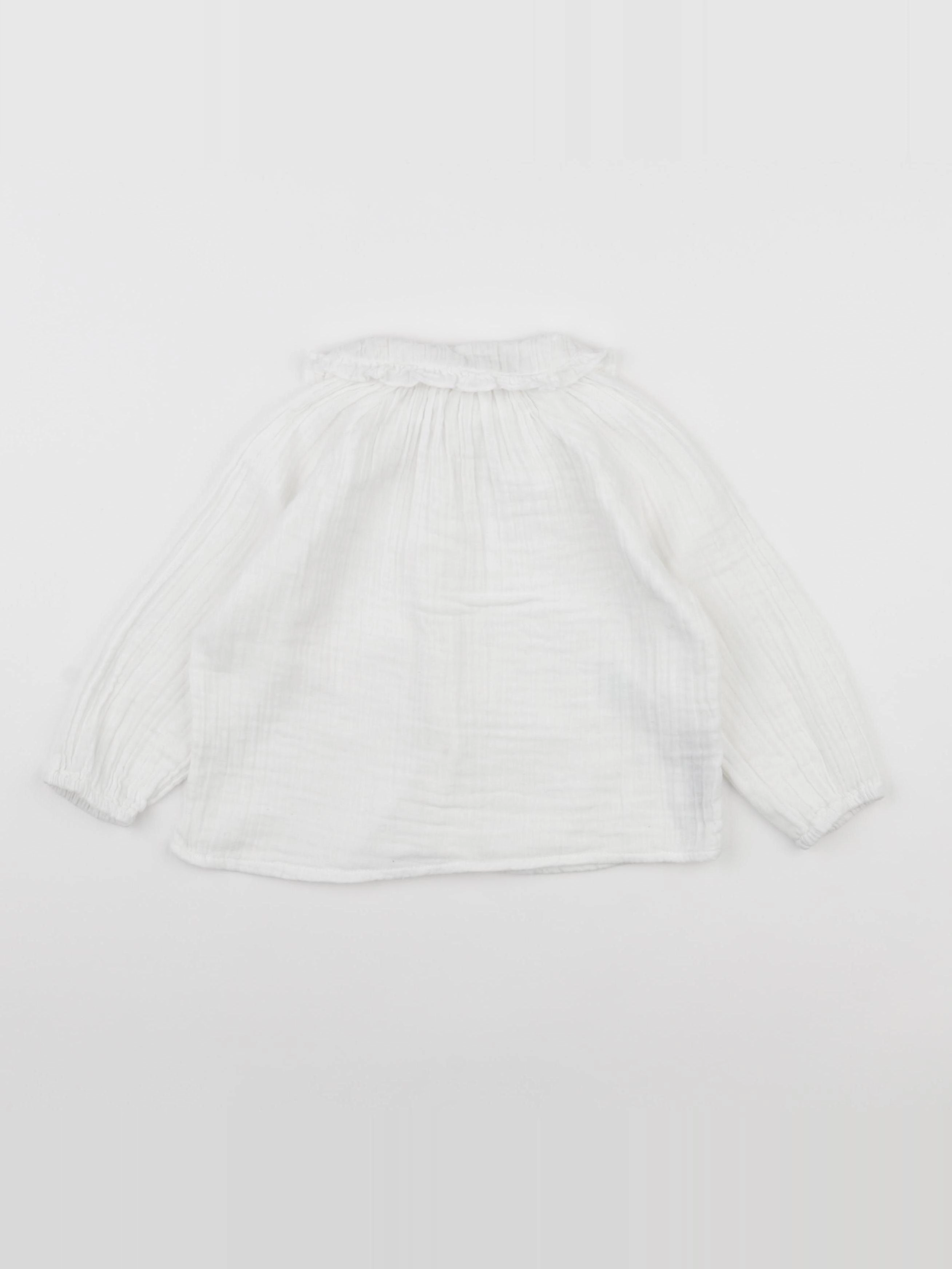 Mango - blouse blanc - 18/24 mois