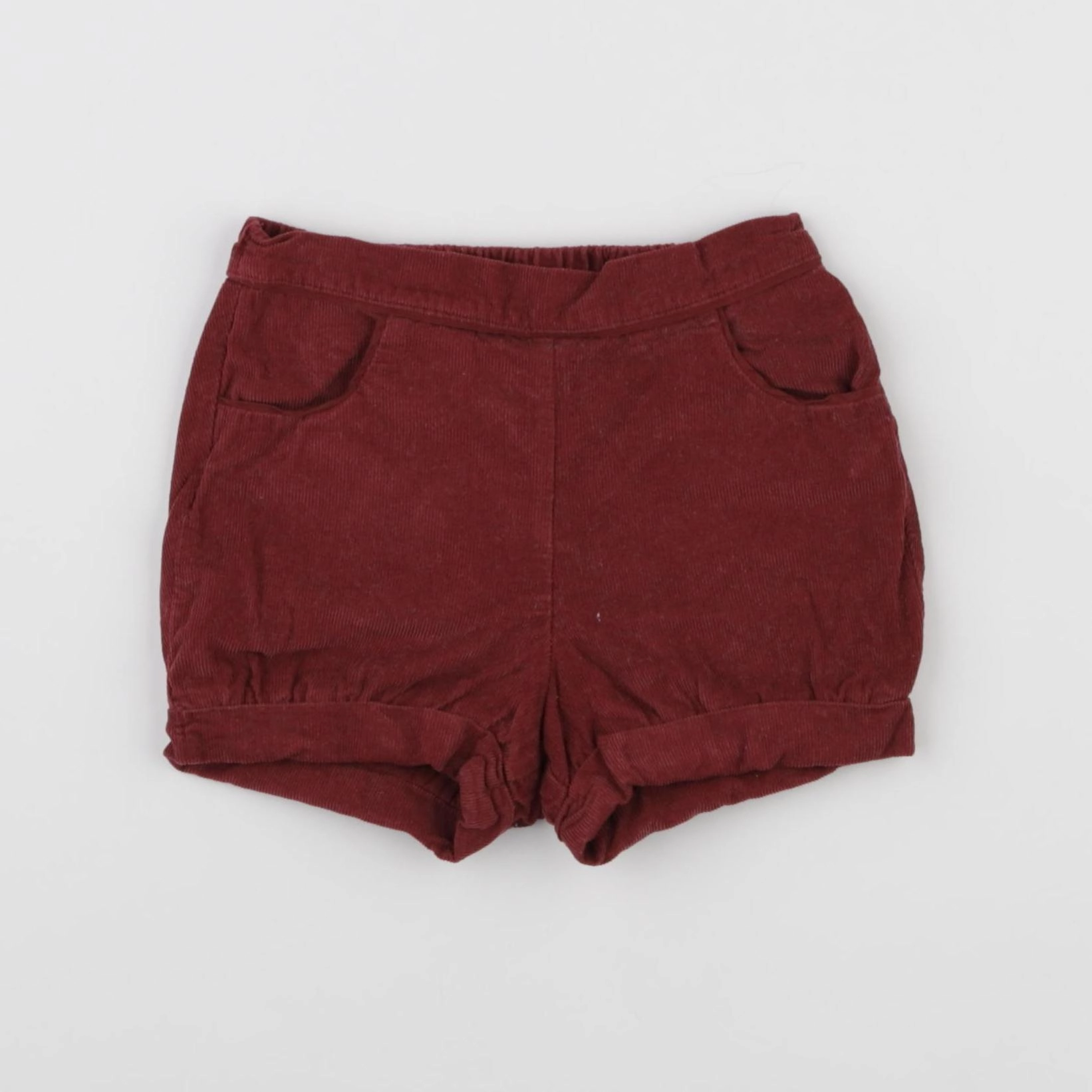Cyrillus - short rouge - 18 mois