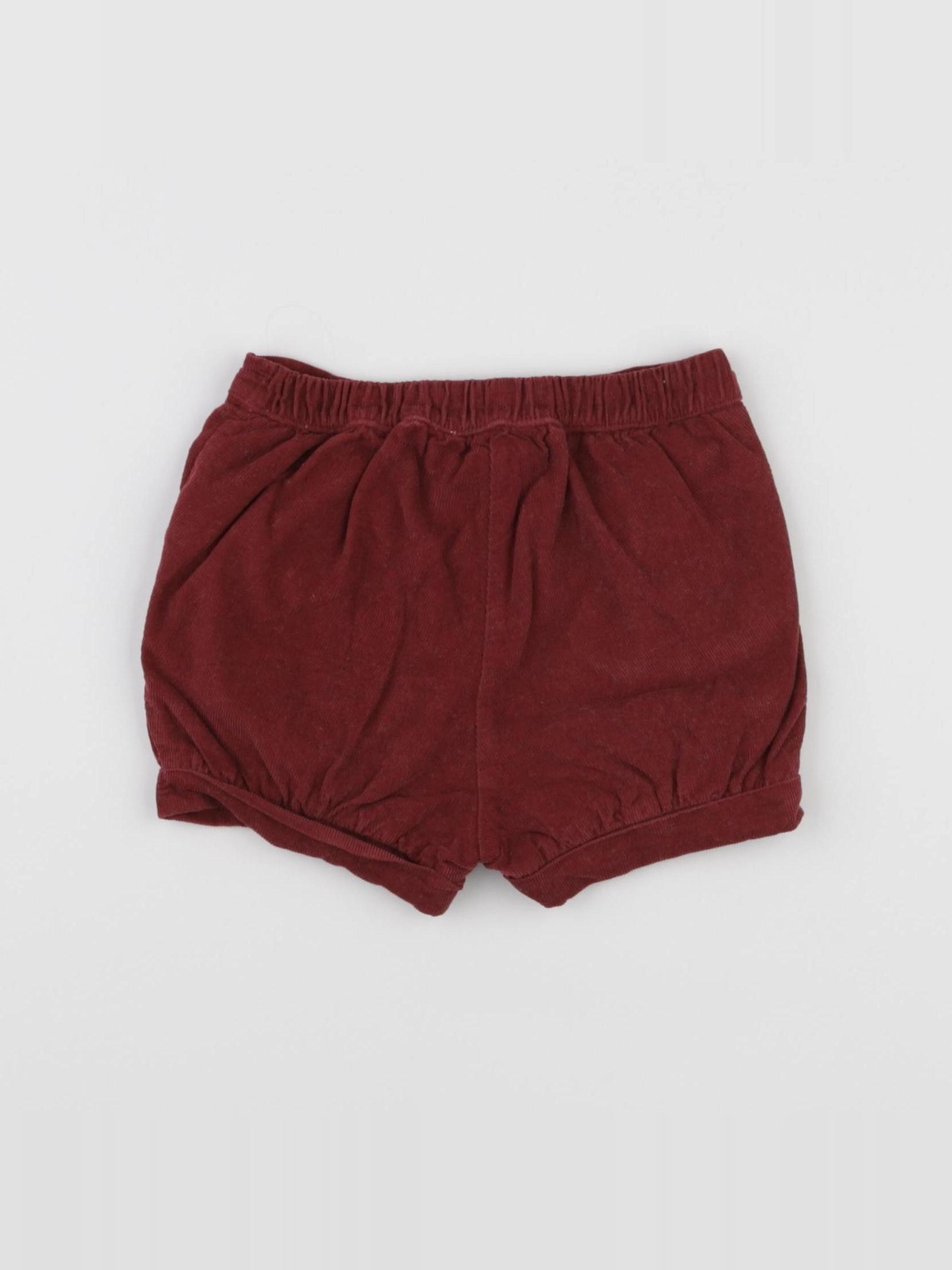 Cyrillus - short rouge - 18 mois