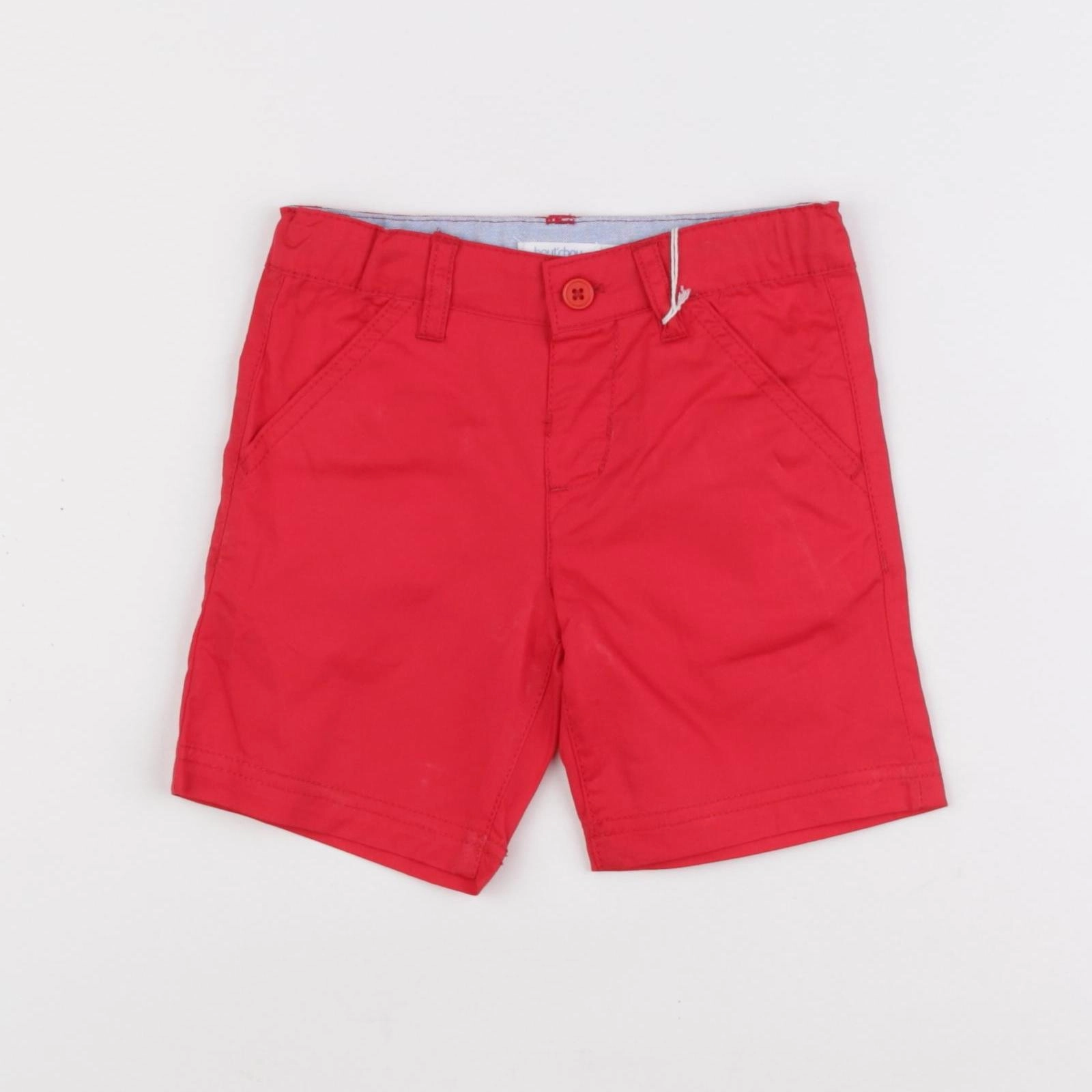 Boutchou - short rouge - 9 mois