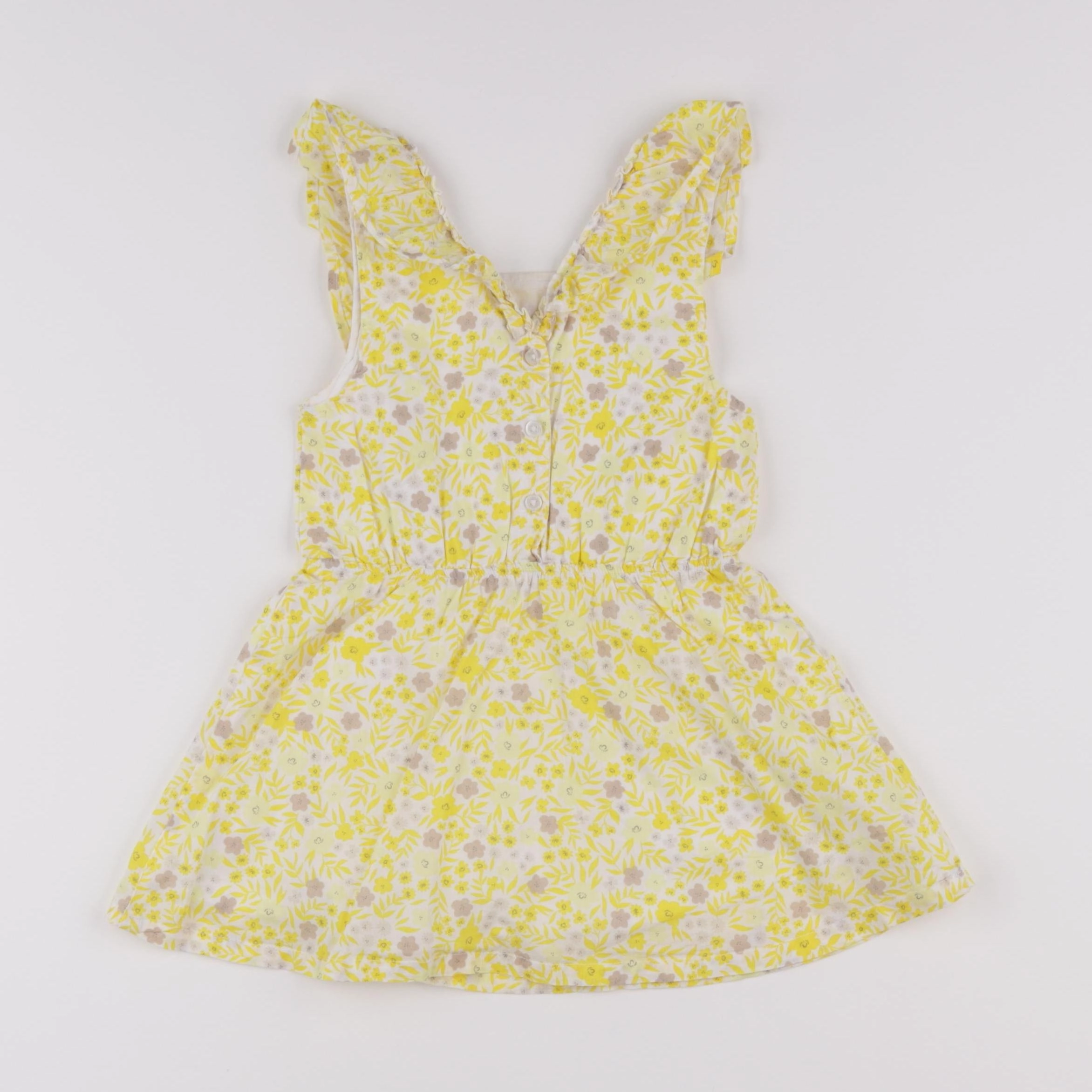 Vertbaudet - robe jaune - 3 ans