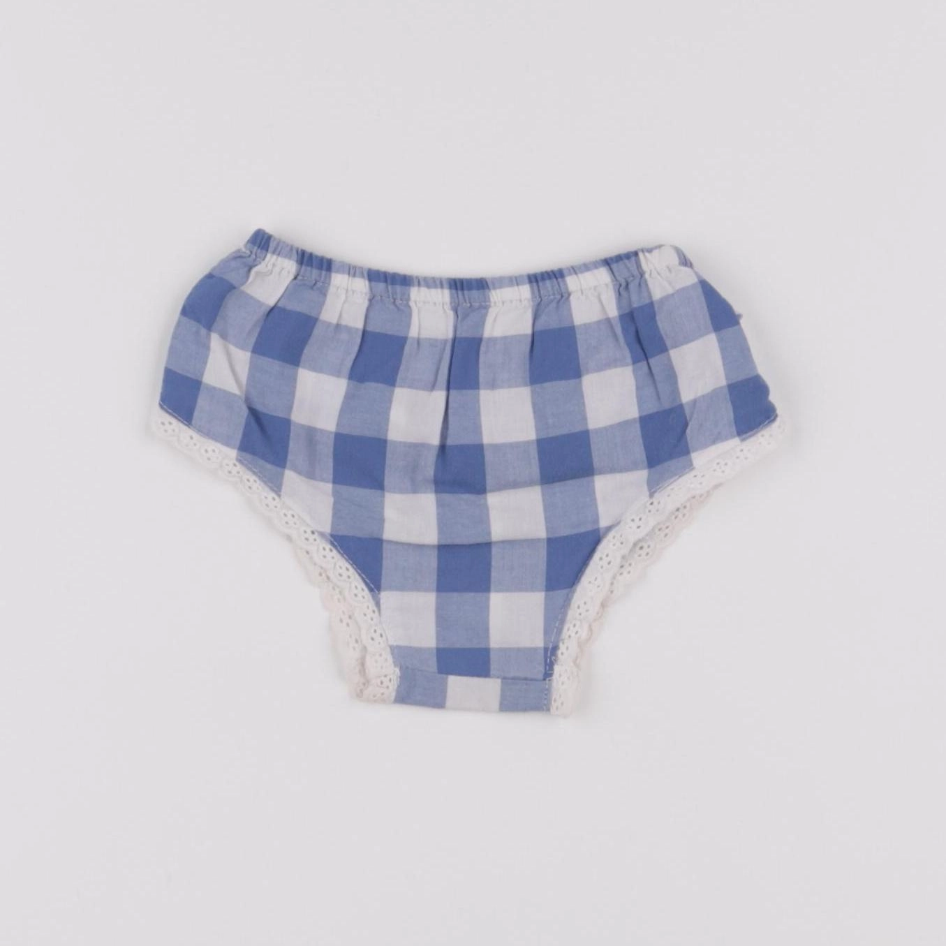 Vertbaudet - bloomer blanc, bleu - 12 mois