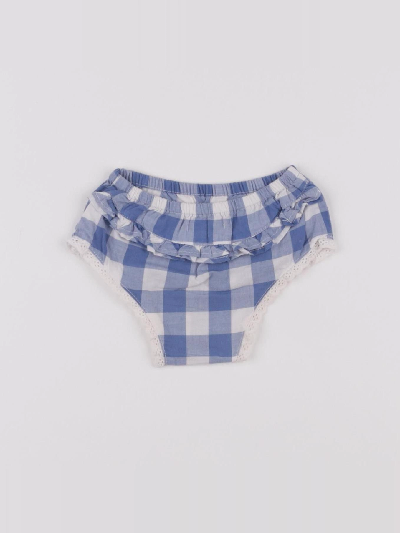 Vertbaudet - bloomer blanc, bleu - 12 mois