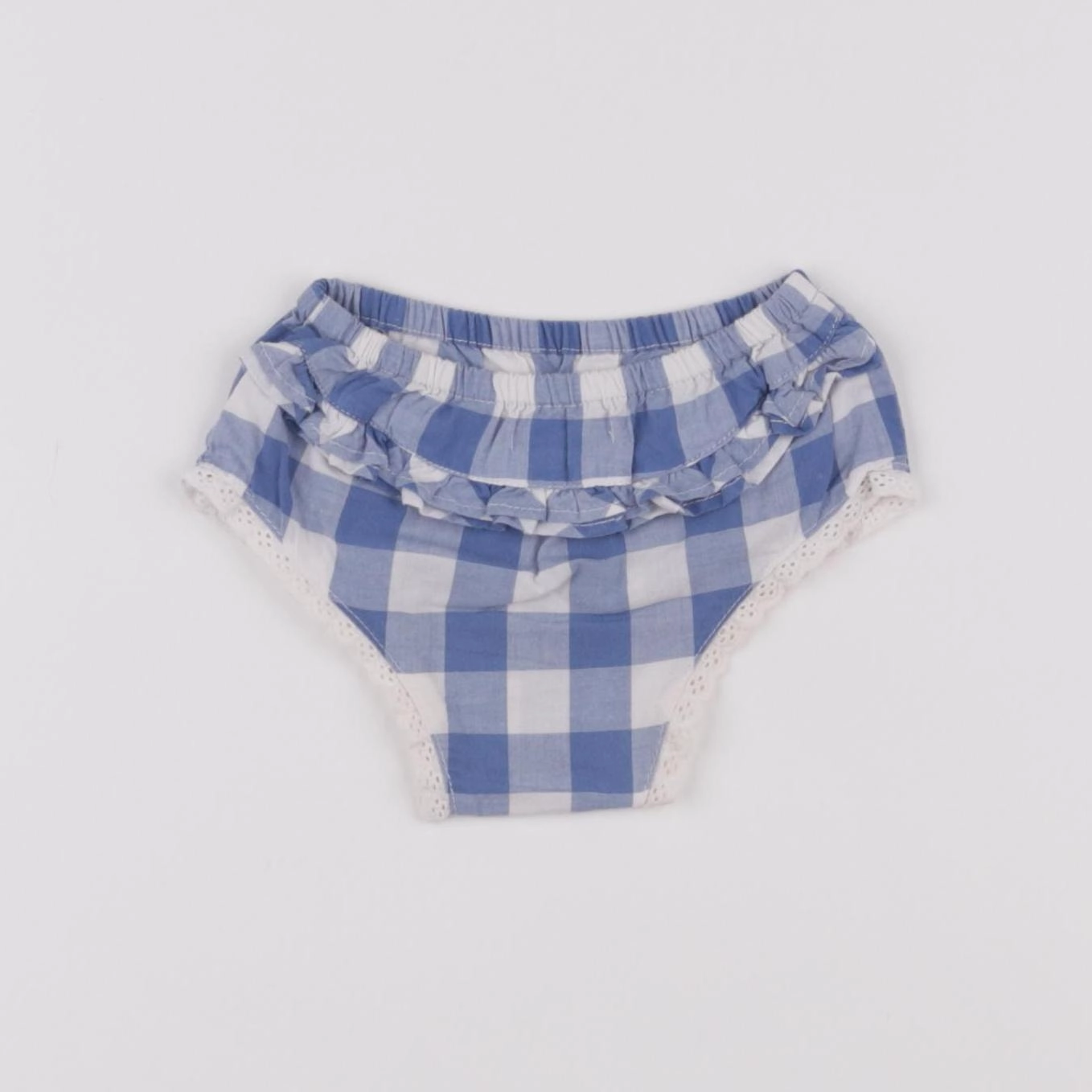 Vertbaudet - bloomer blanc, bleu - 12 mois
