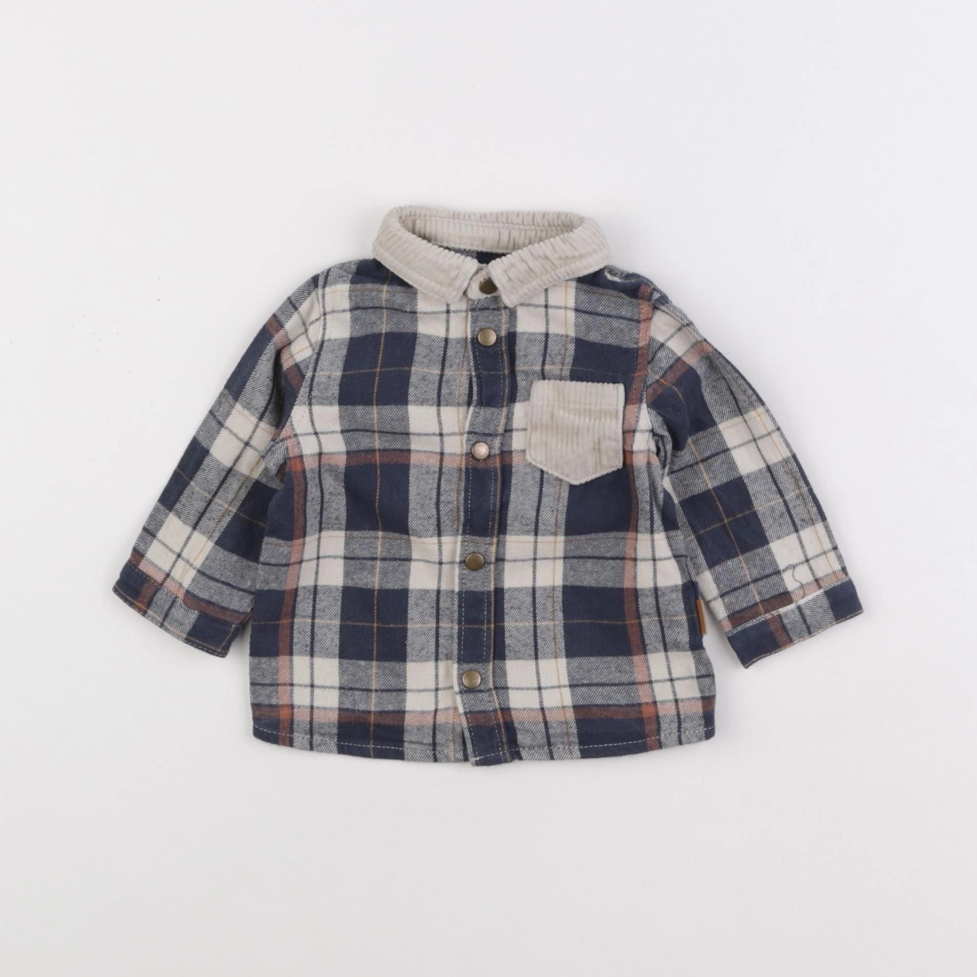 Vertbaudet - chemise multicolore - 3 mois