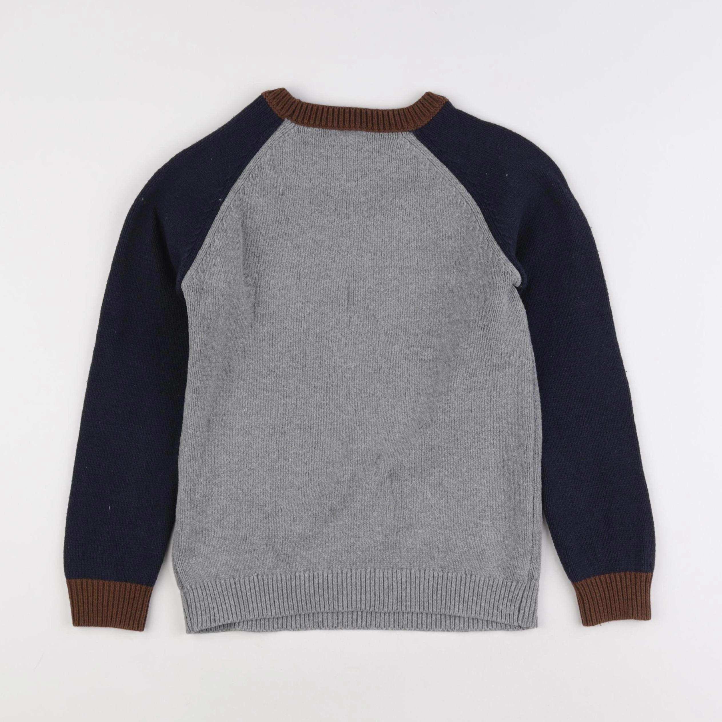 Vertbaudet - pull gris - 10 ans
