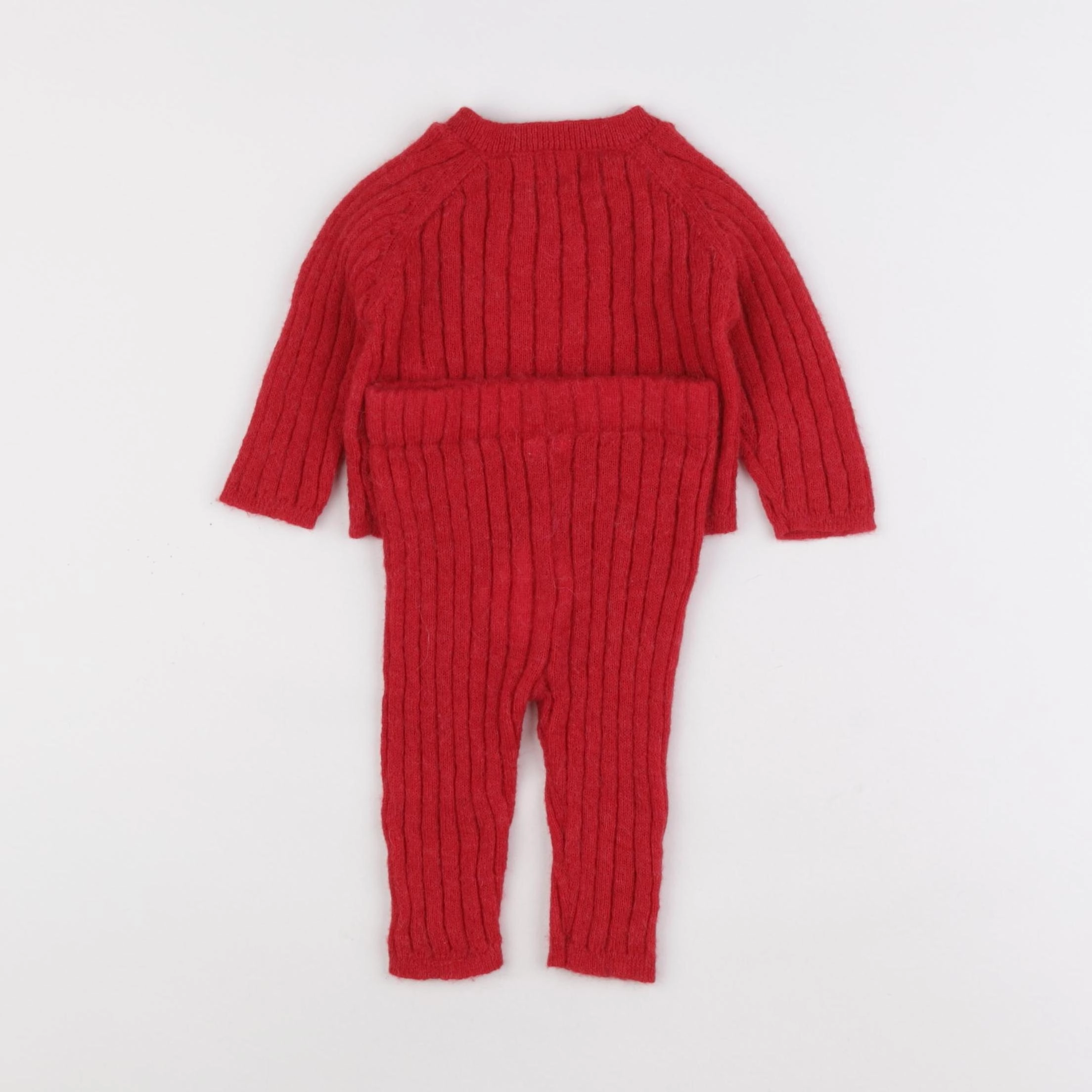 Boutchou - ensemble rouge - 3 mois
