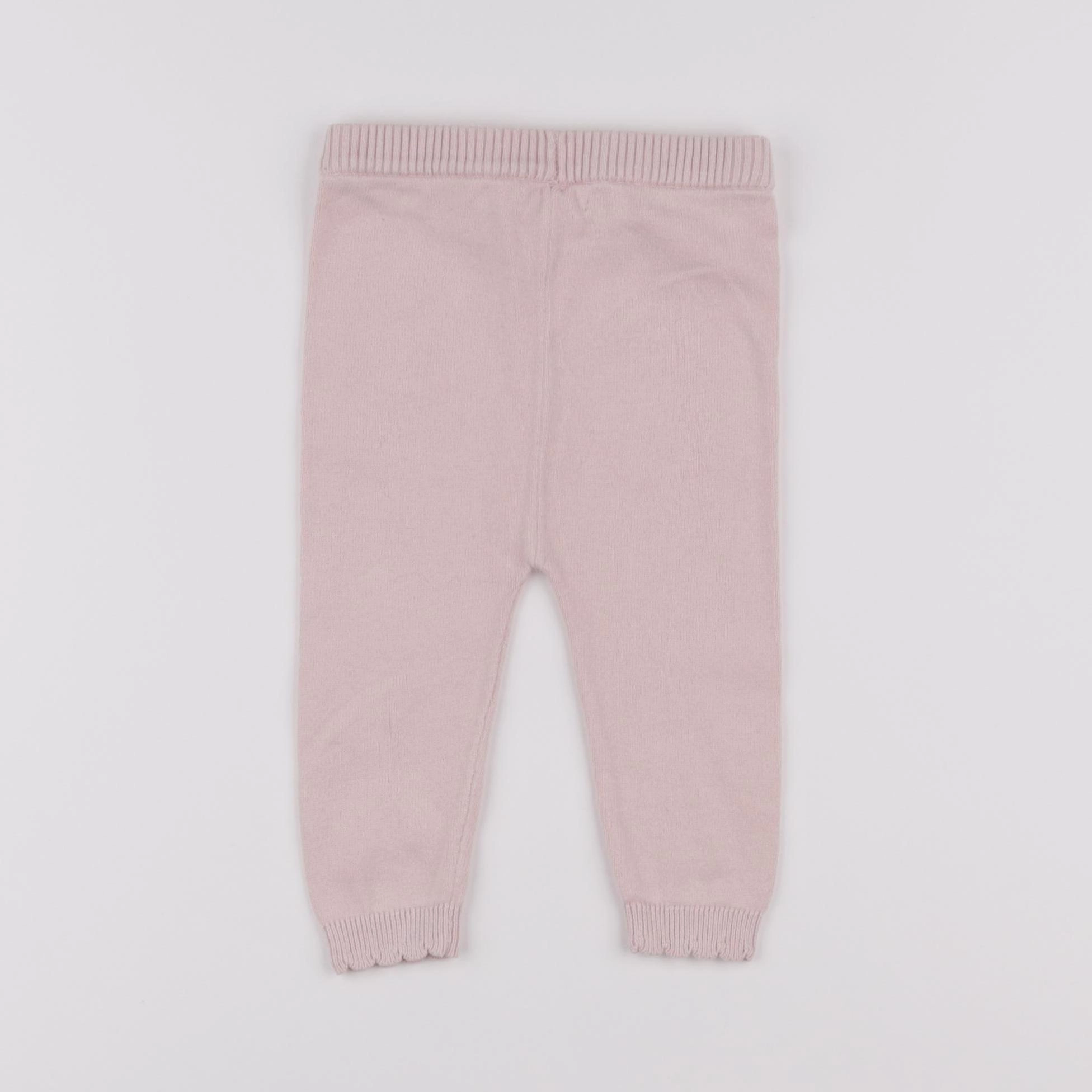 Vertbaudet - legging rose - 9 mois