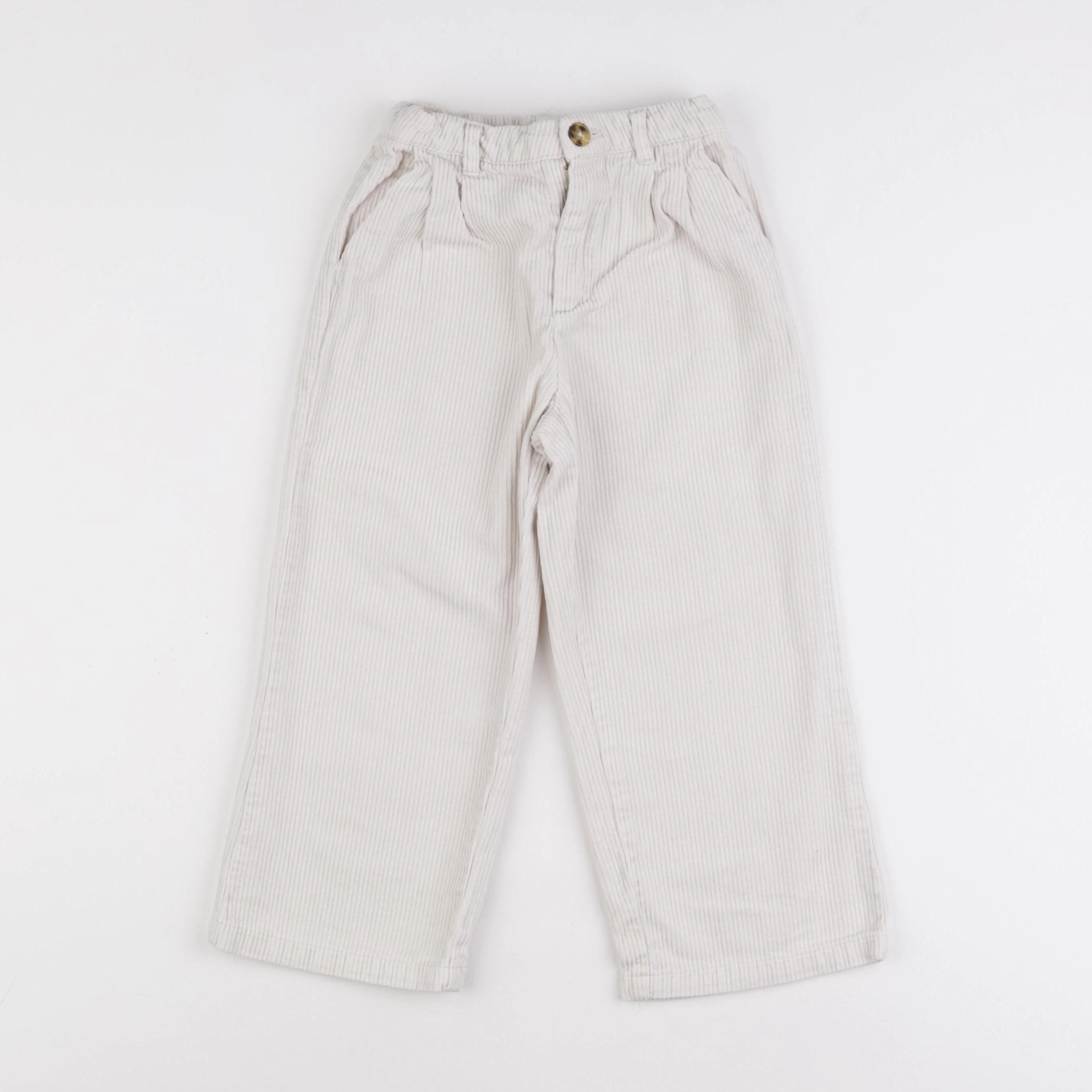 Vertbaudet - pantalon blanc - 5 ans