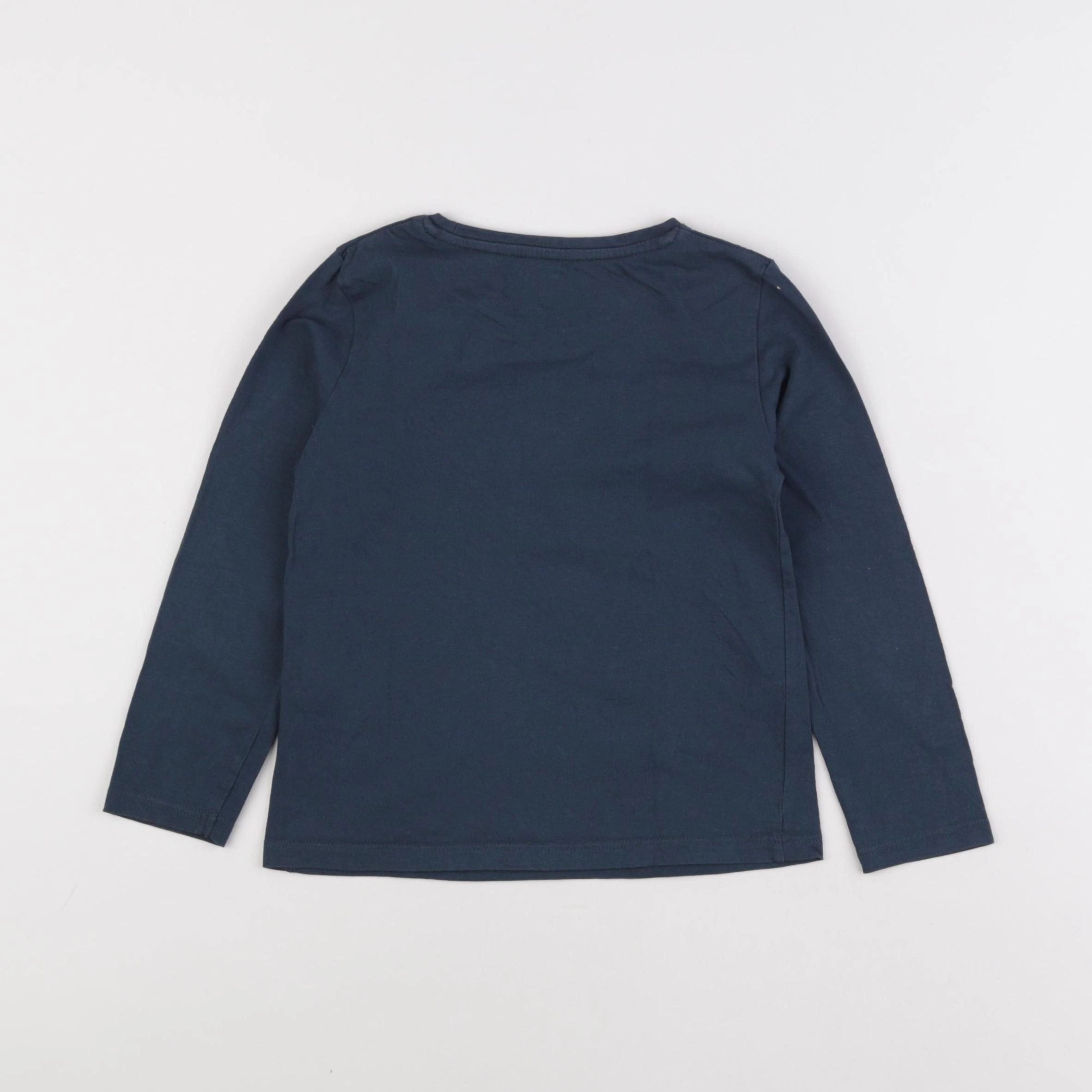 Vertbaudet - tee-shirt bleu - 5 ans
