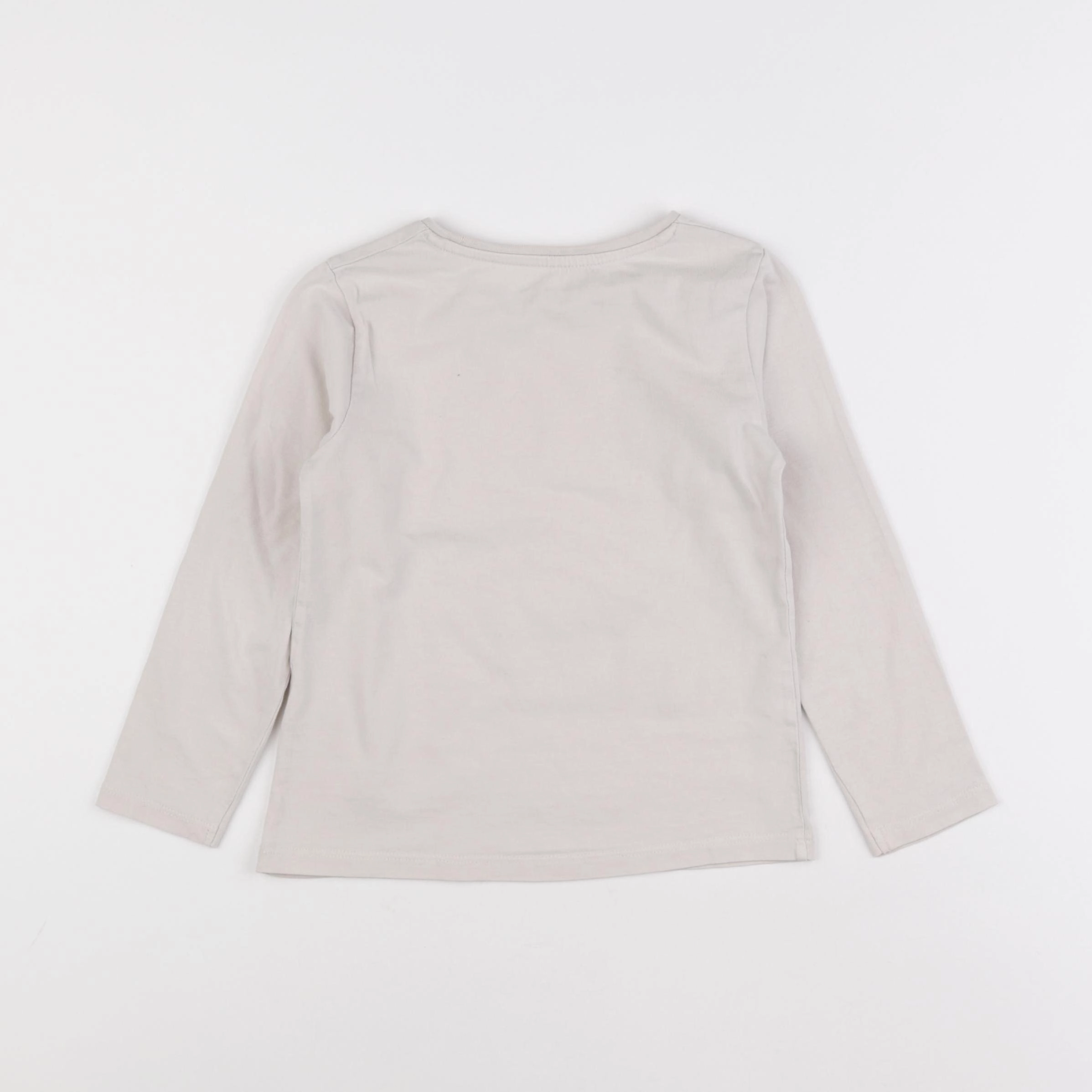 Vertbaudet - tee-shirt beige, or - 5 ans