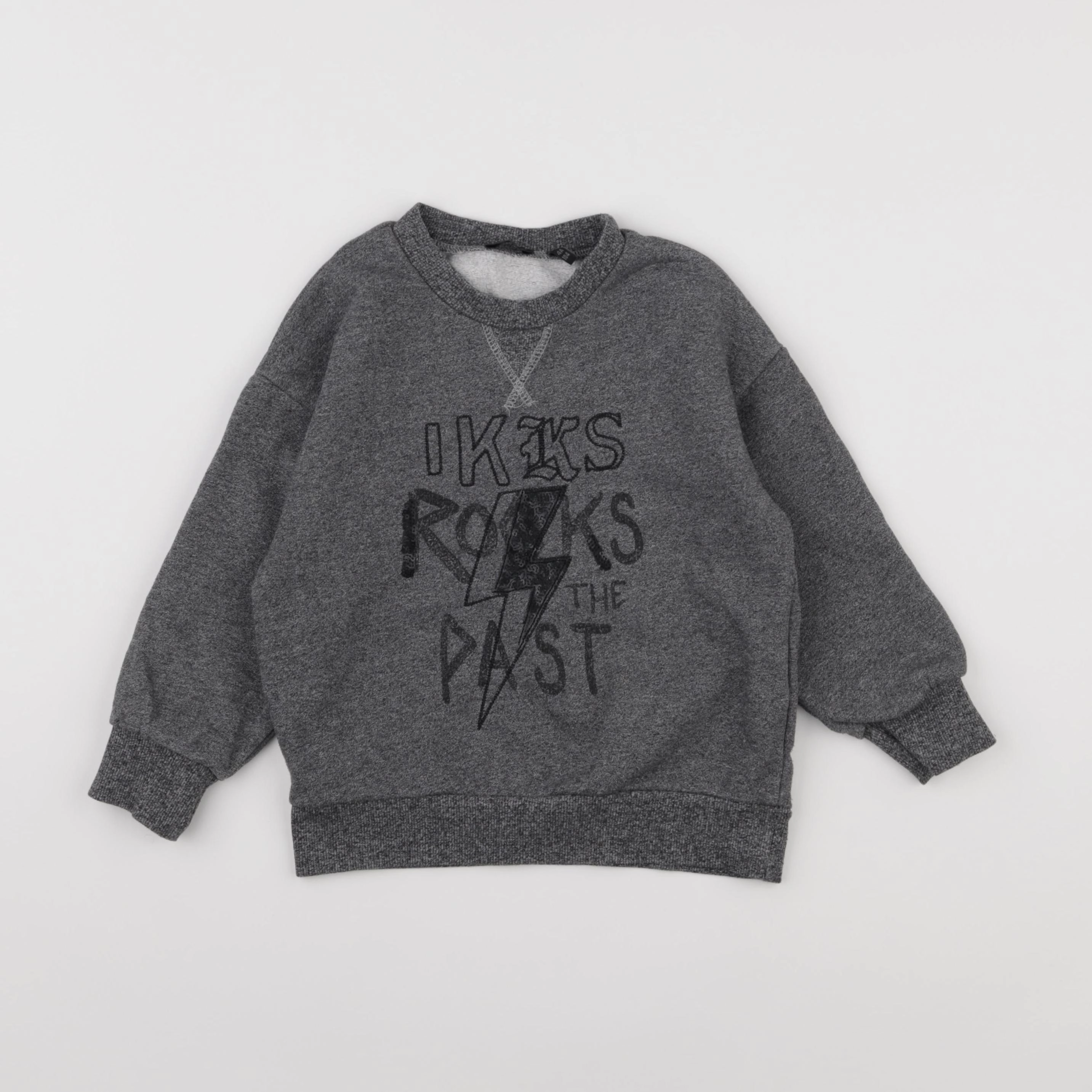 IKKS - sweat gris - 4 ans