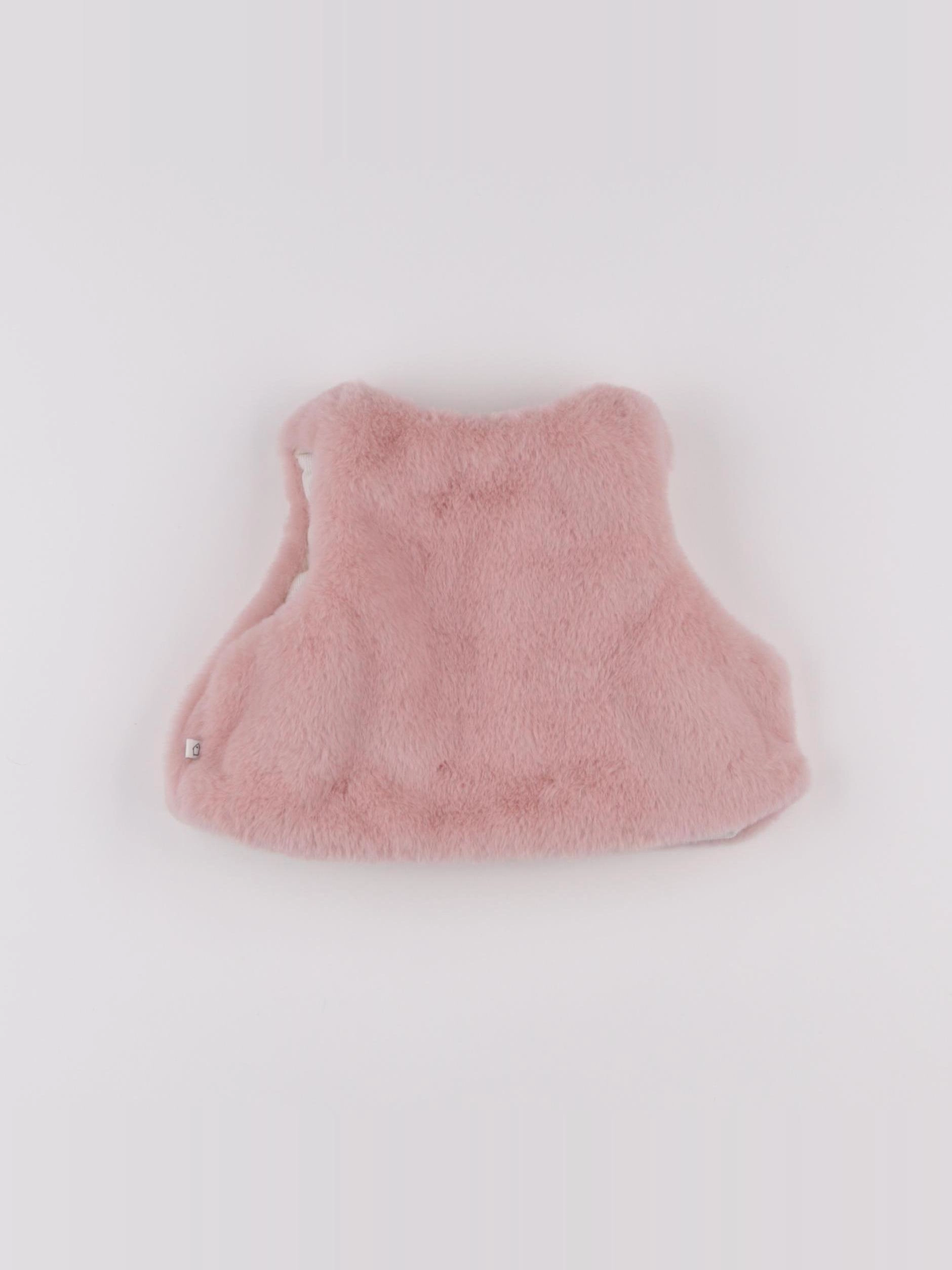 Cadet Rousselle - gilet rose - 6 mois