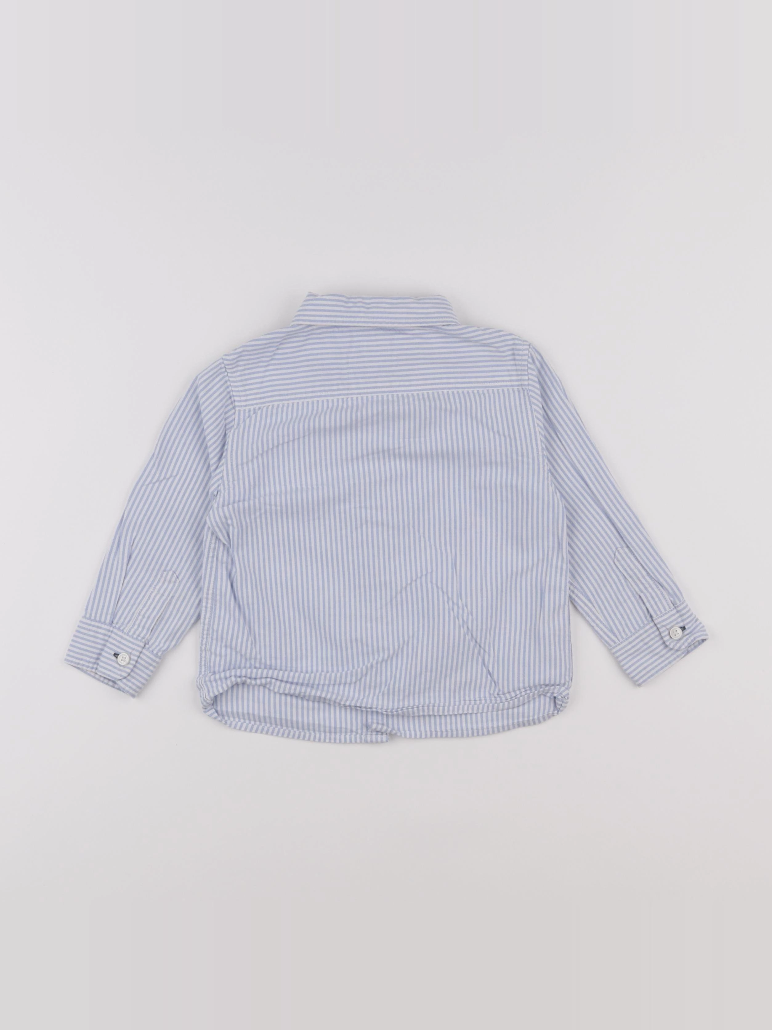 Mango - chemise bleu - 18/24 mois