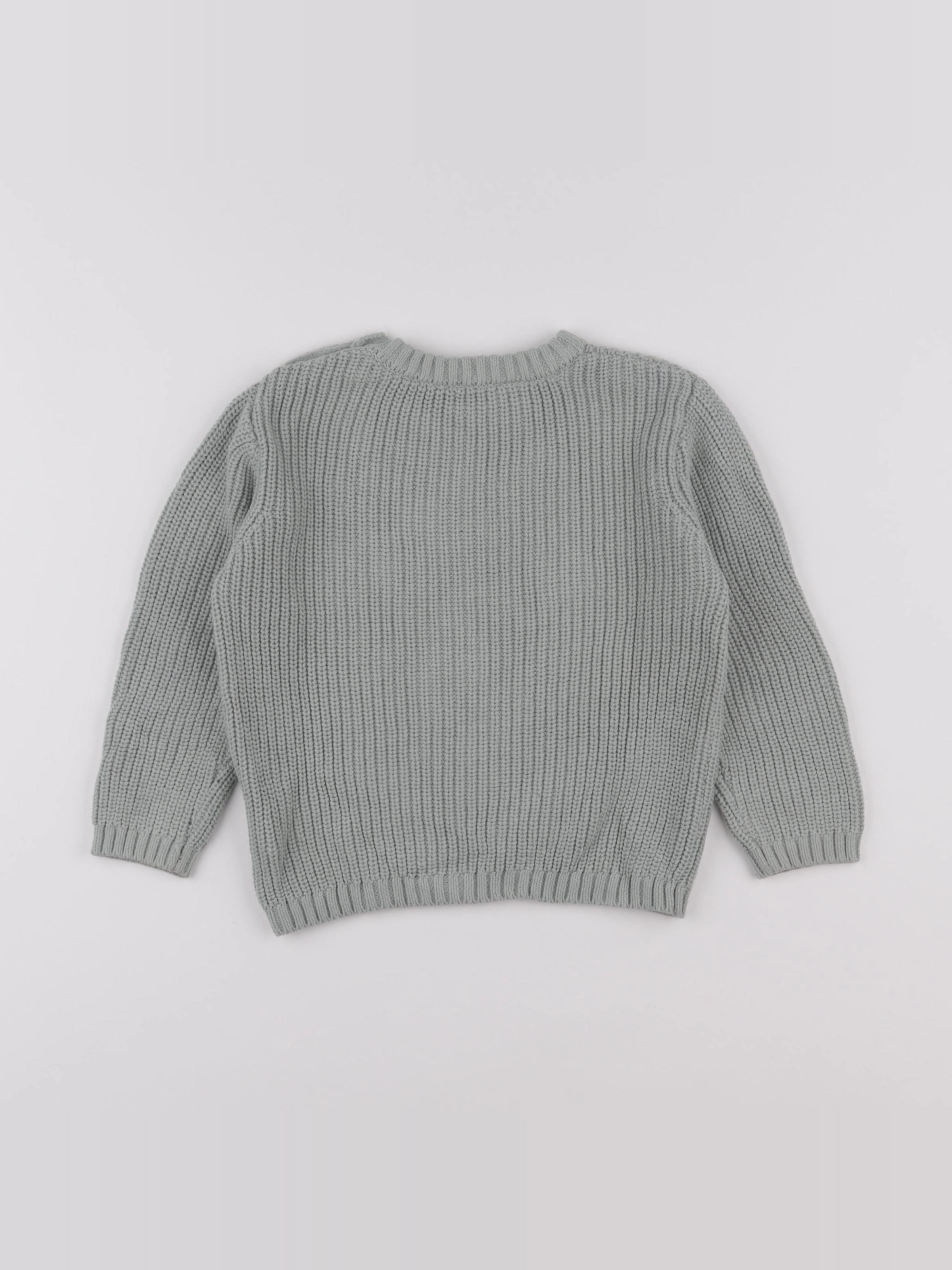 Boutchou - pull vert - 36 mois