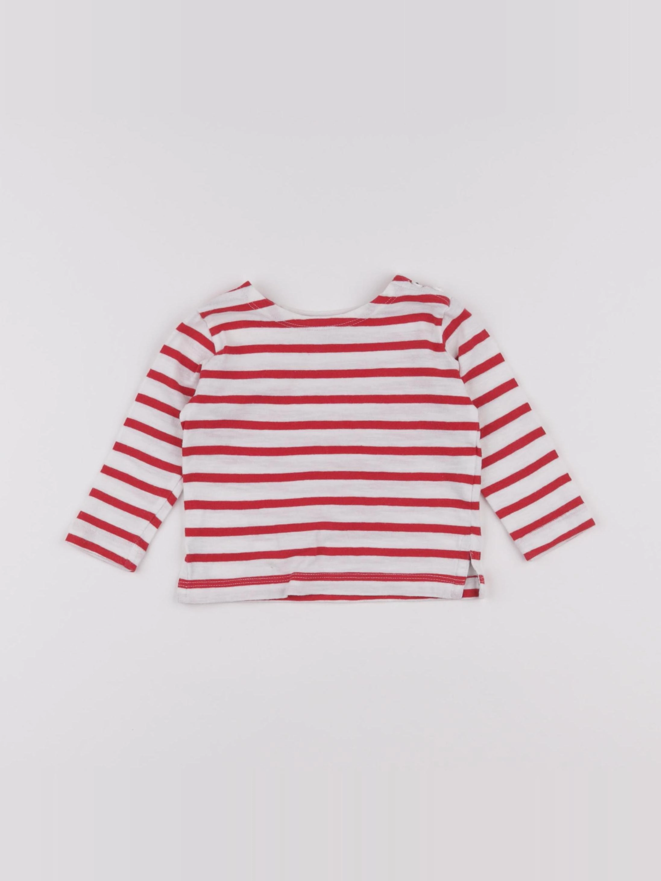 Boutchou - tee-shirt rouge - 6 mois
